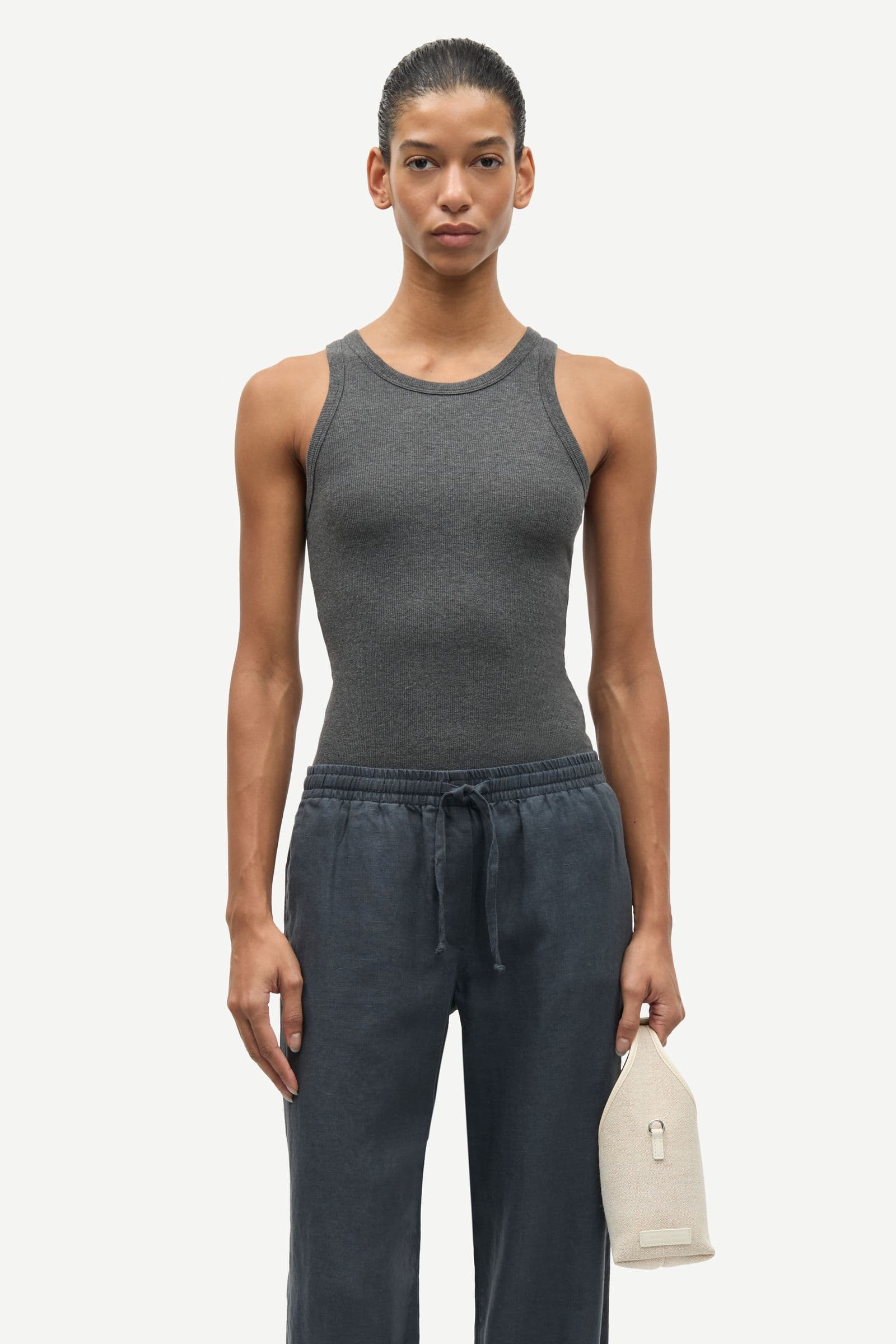 Alexo tank 7542 Dark grey mel.