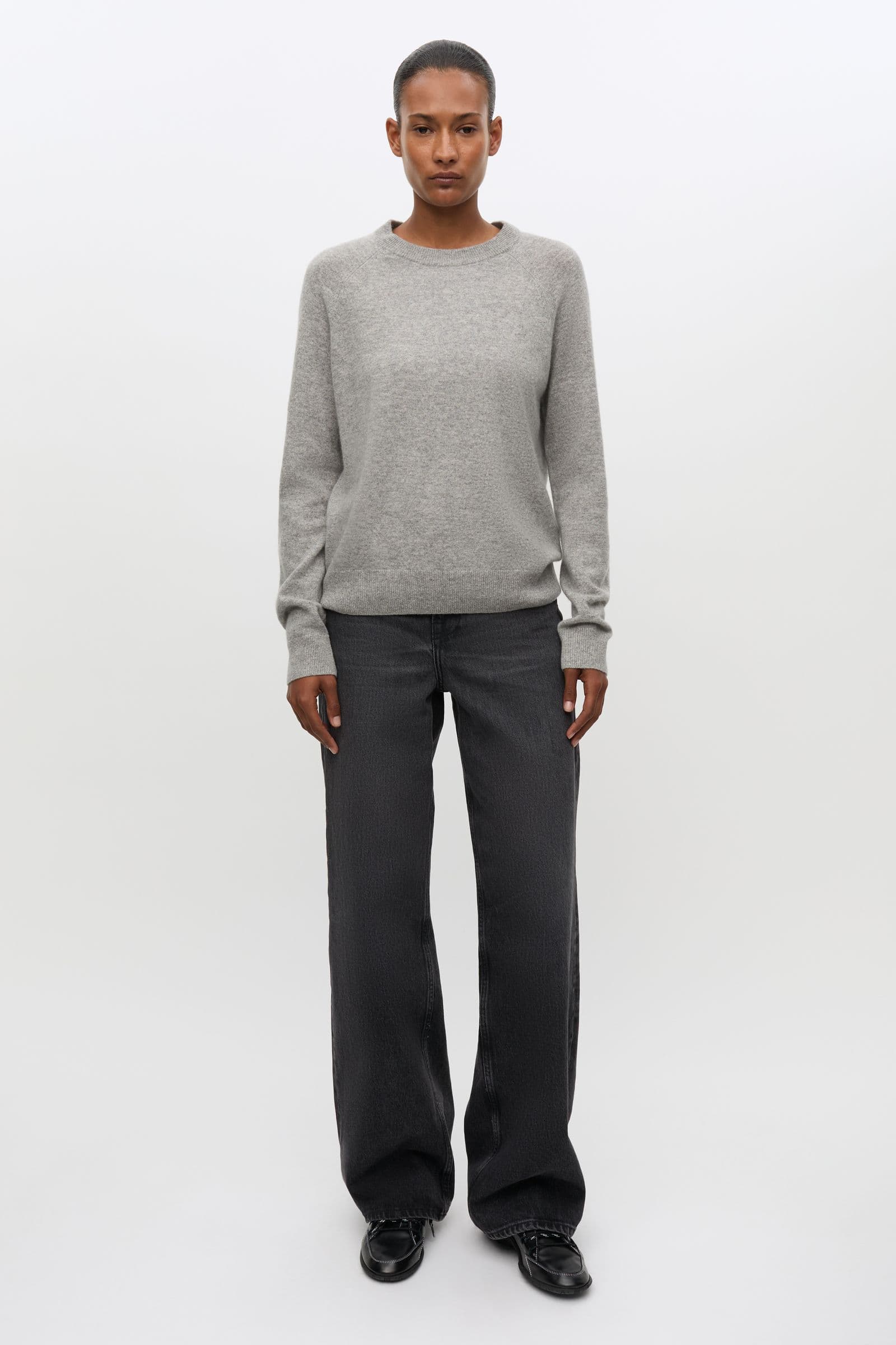 Boston o-neck 6304 Grey mel.