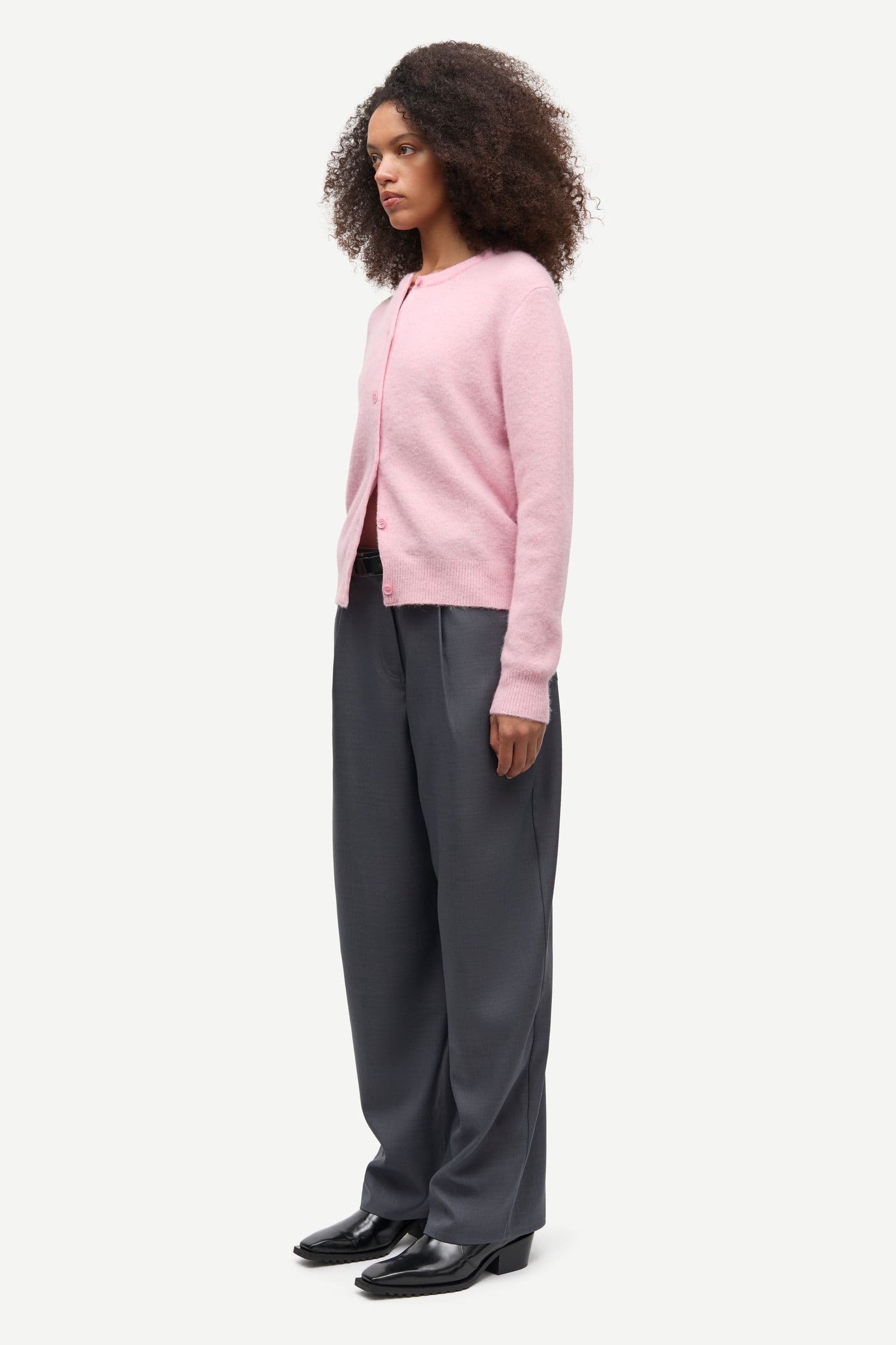 Nor short cardigan 7355 Bleached Mauve