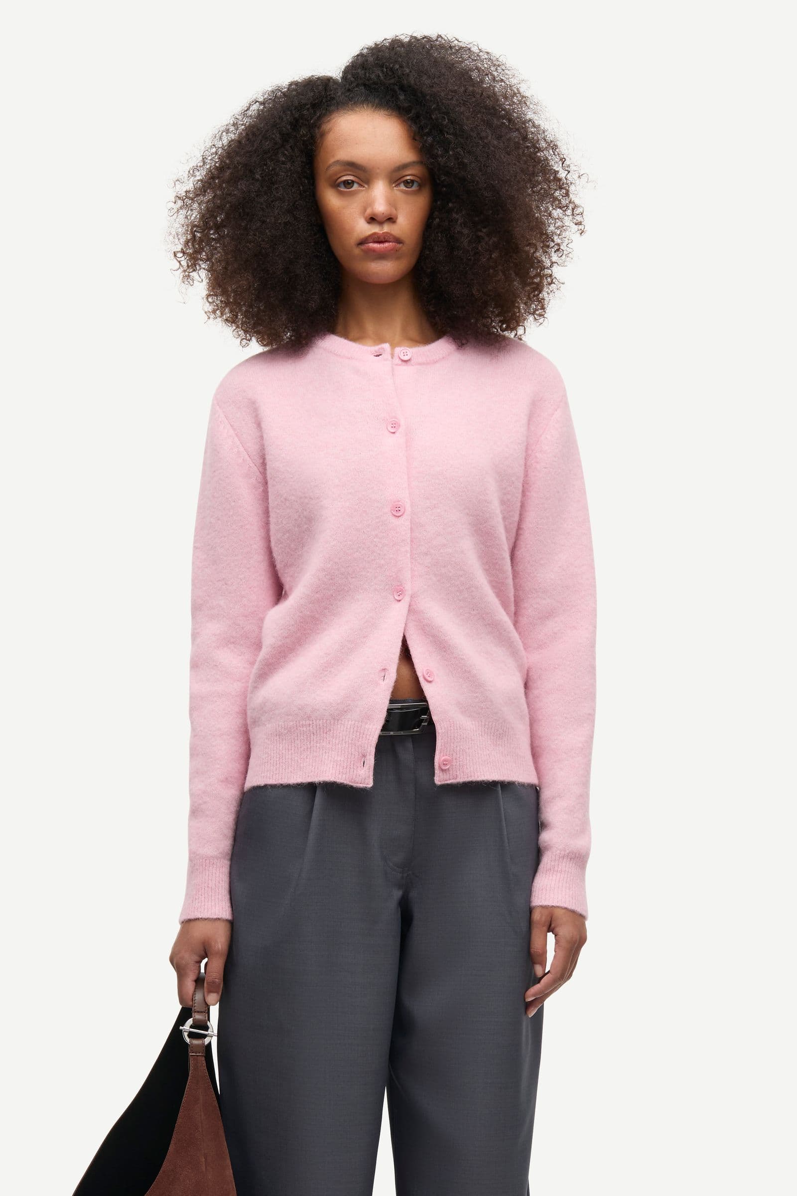 Nor short cardigan 7355 Bleached Mauve