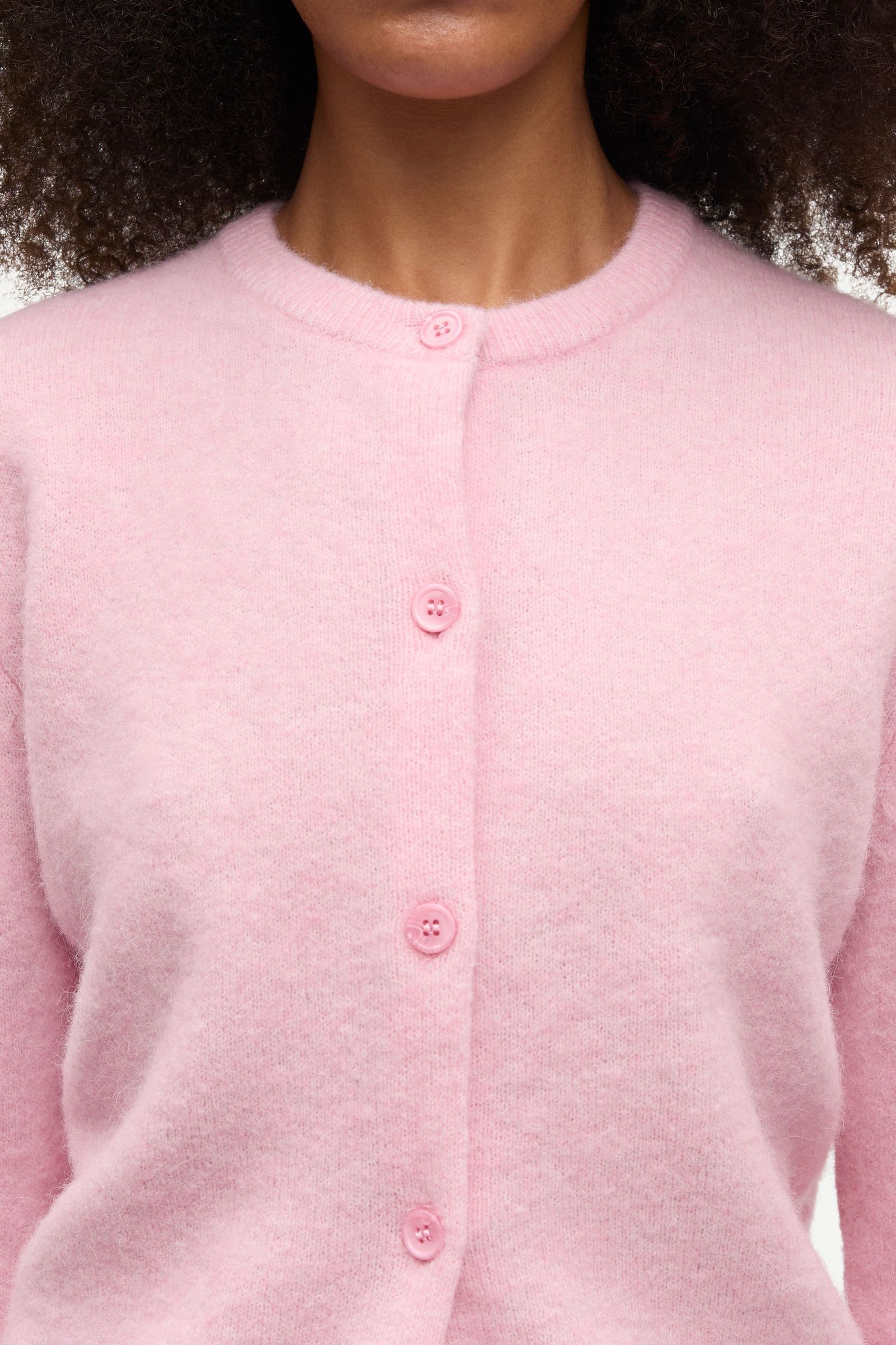 Nor short cardigan 7355 Bleached Mauve