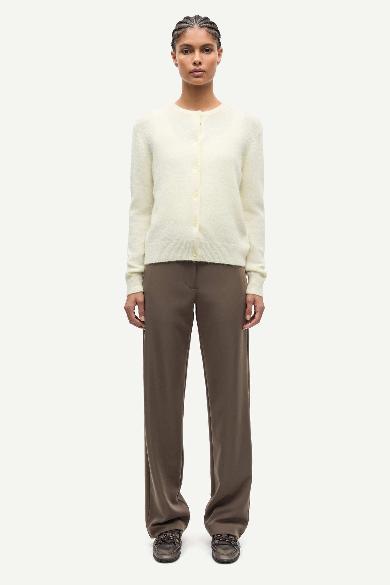 Nor short cardigan 7355 Ethereal Green