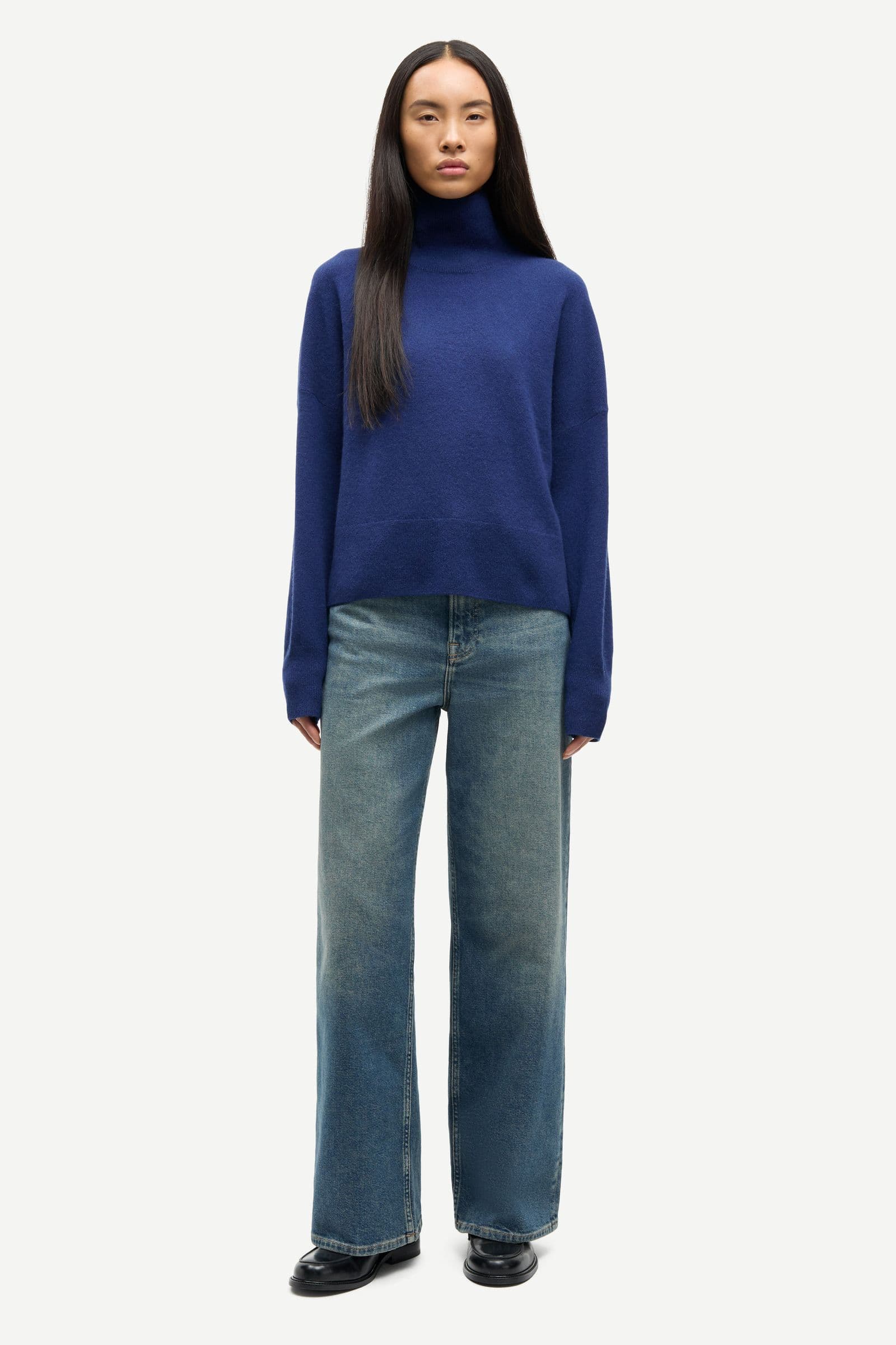 Nola turtleneck 6304 Medieval Blue