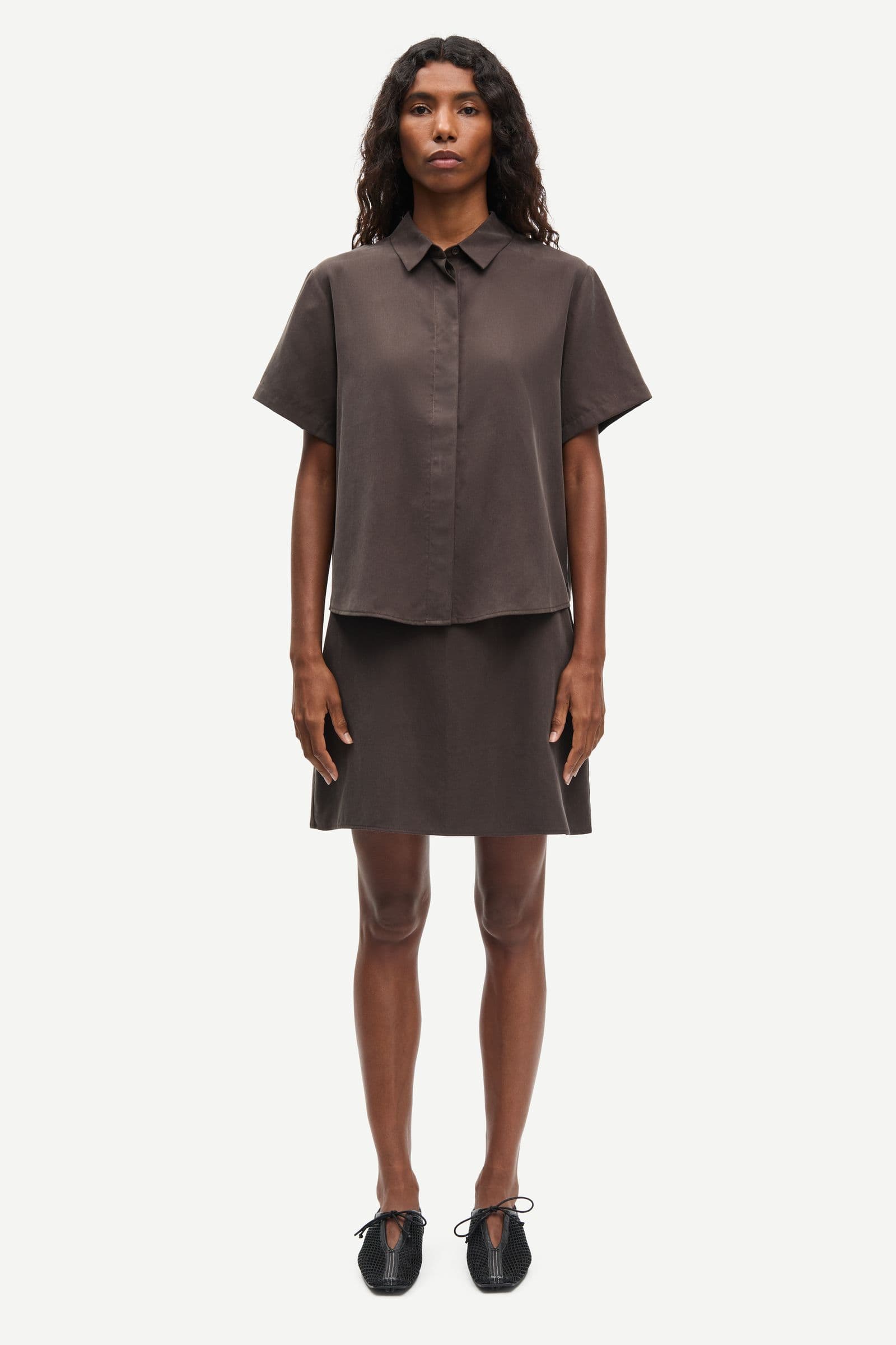 Mina ss shirt 14028 Mulch