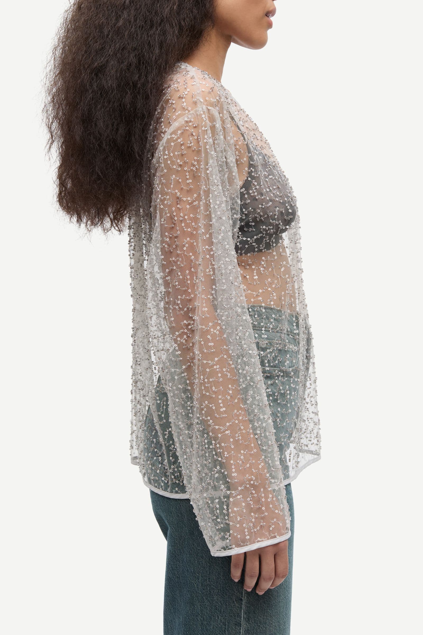 Samally blouse 15264 Pumice Stone