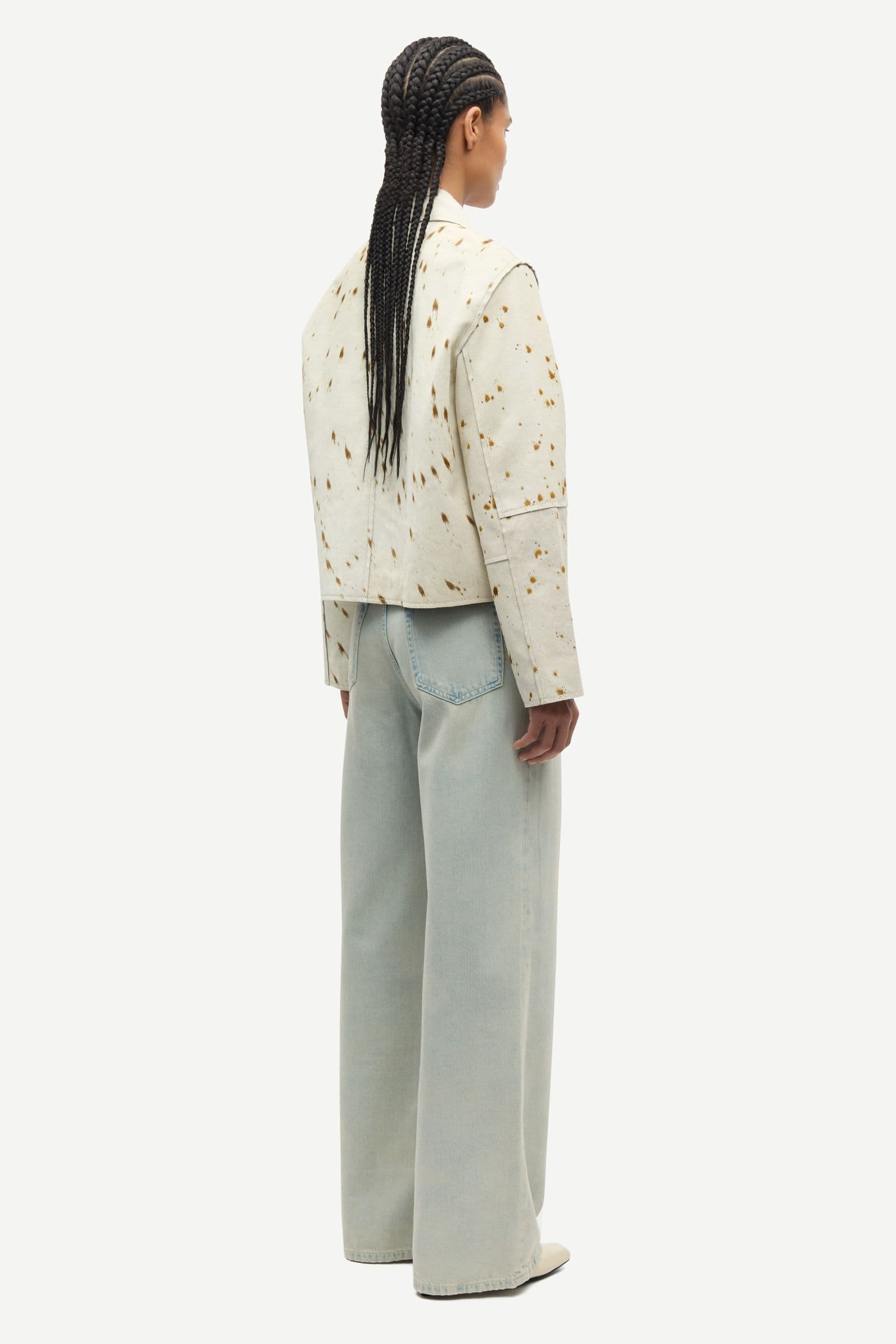 Salylo leather jacket 15374 Stray Dott