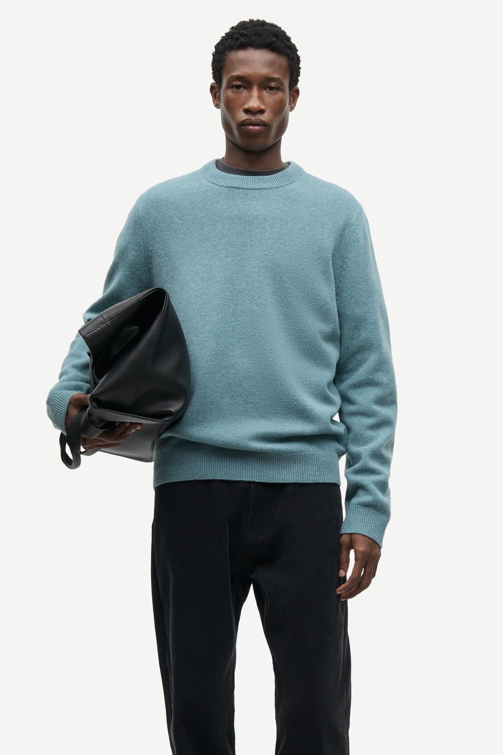 Isak Knit Sweater 15010 Stormy Sea