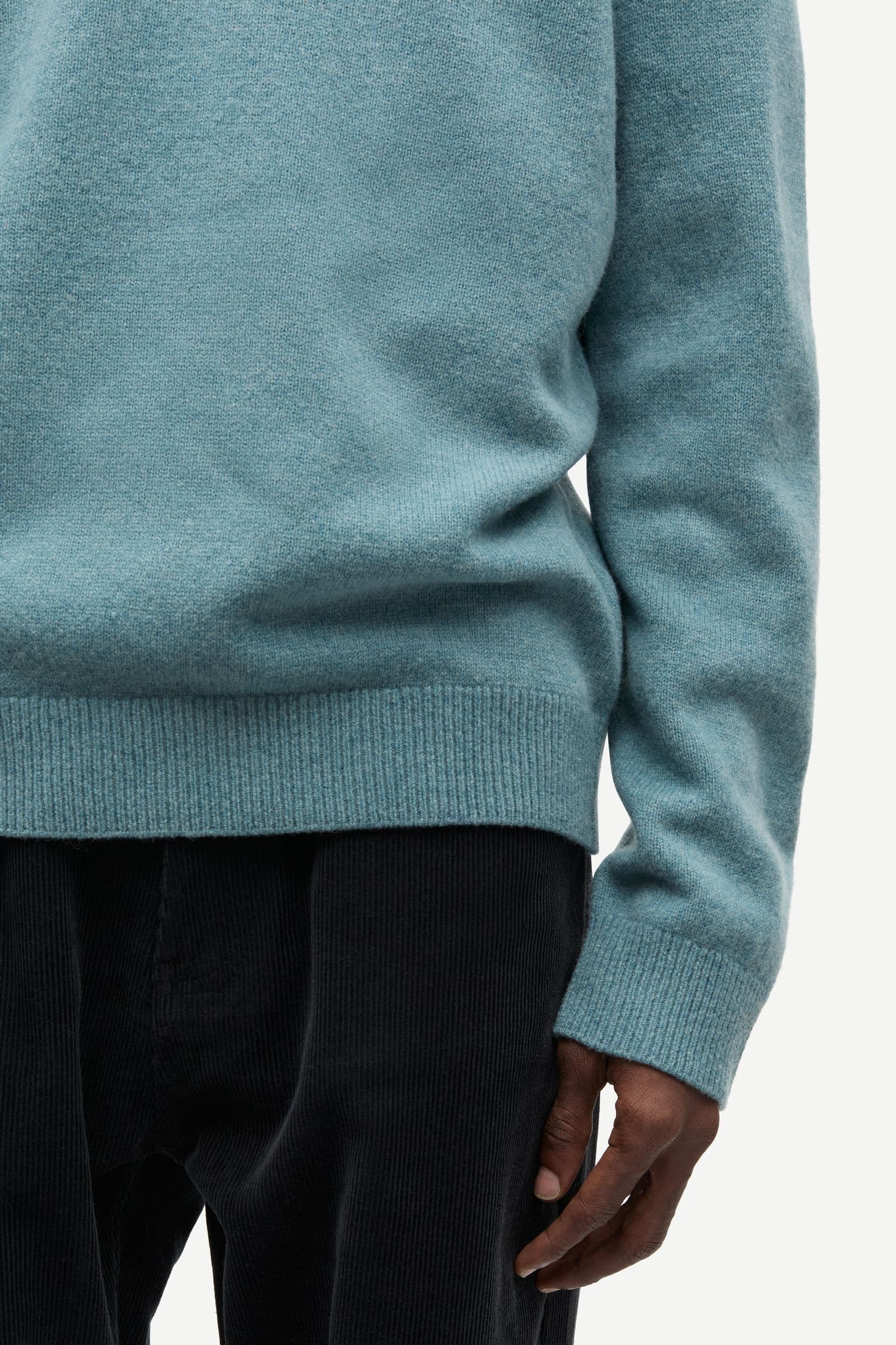 Isak Knit Sweater 15010 Stormy Sea