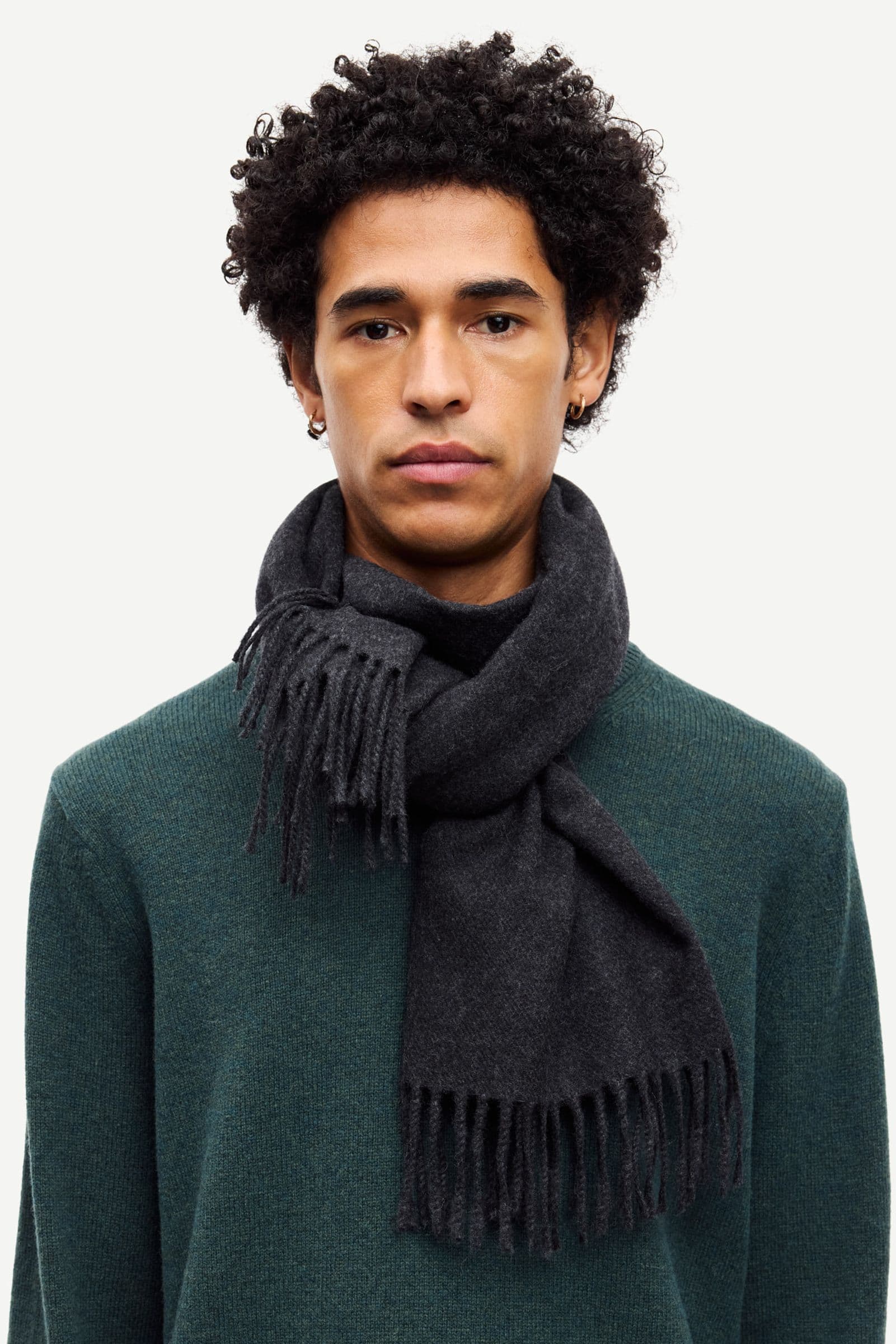 Efin scarf 2862 Dark Grey Mel.