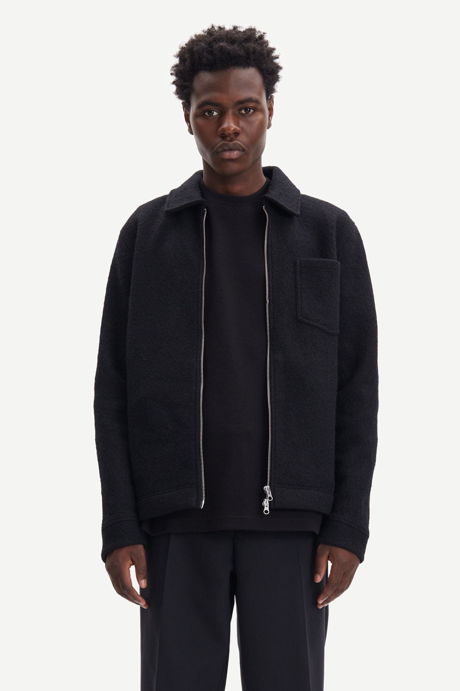 Hannes full zip 14612 Black