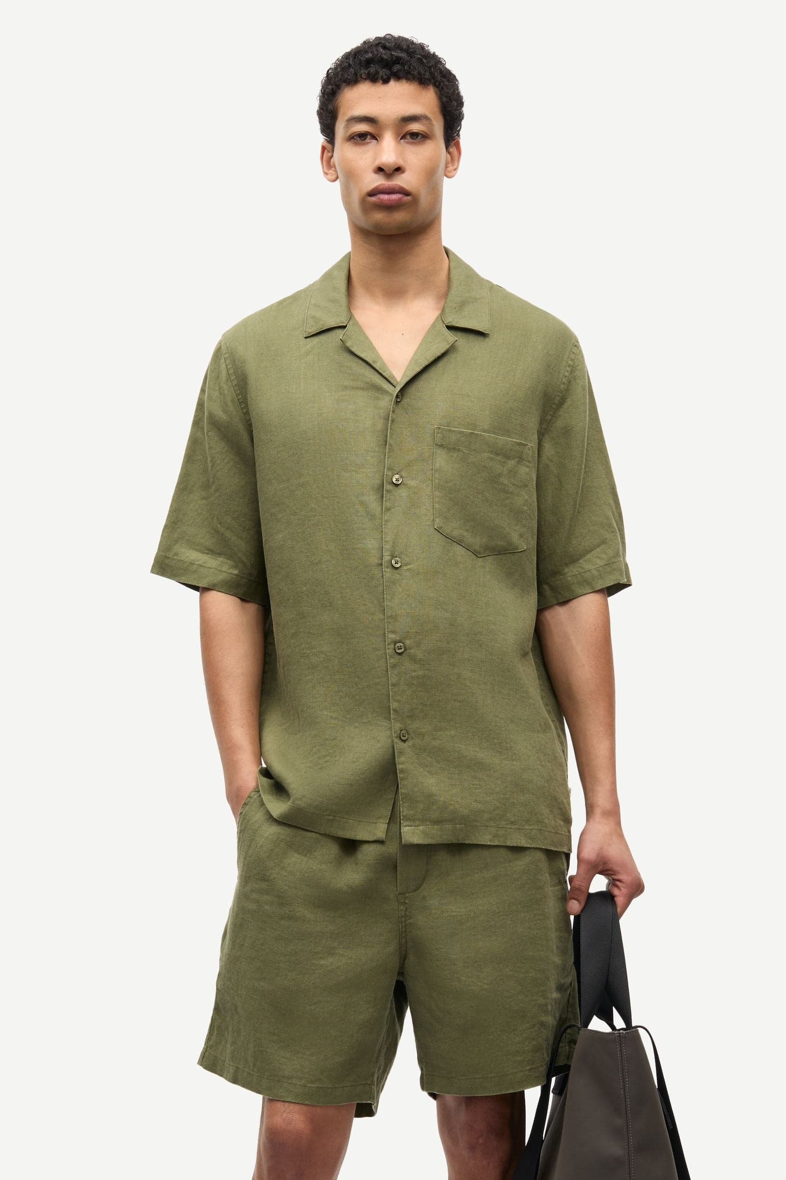 Oscar AP shirt 14329 Burnt Olive