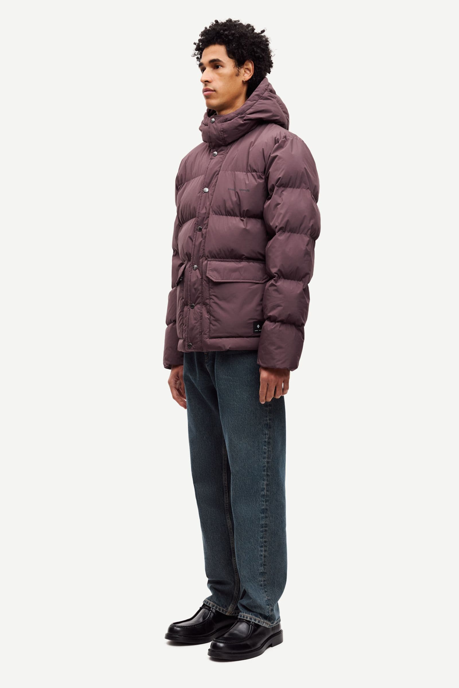 Saulf puffer jacket 15324 Raisin