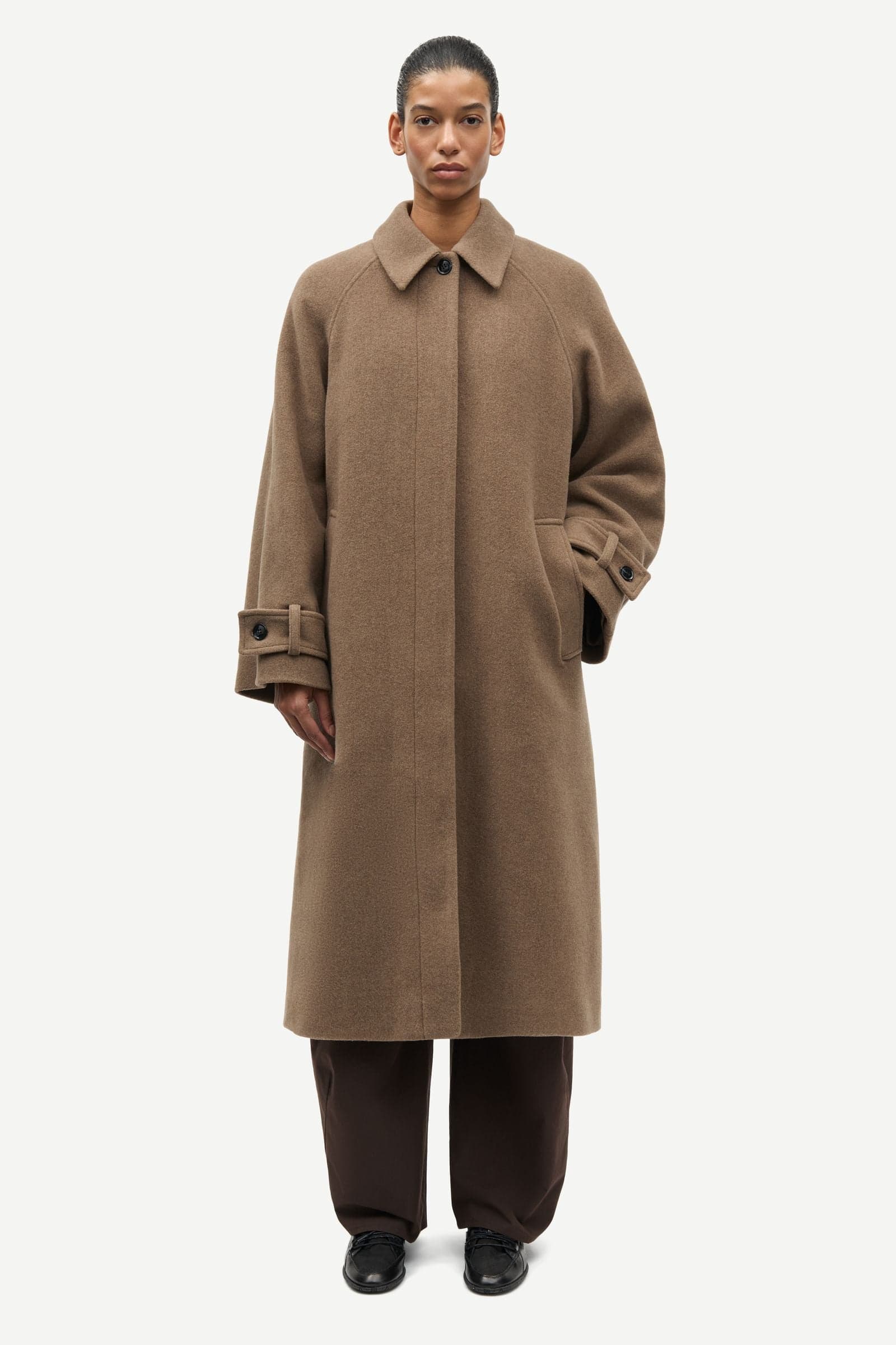 Alma coat 14895 Camel
