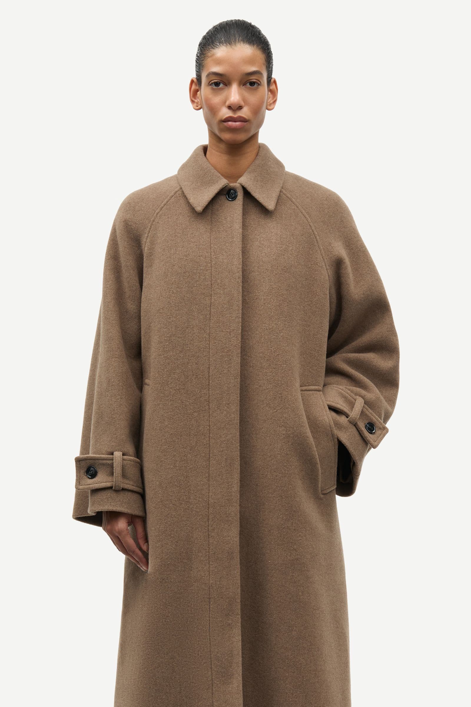Alma coat 14895 Camel