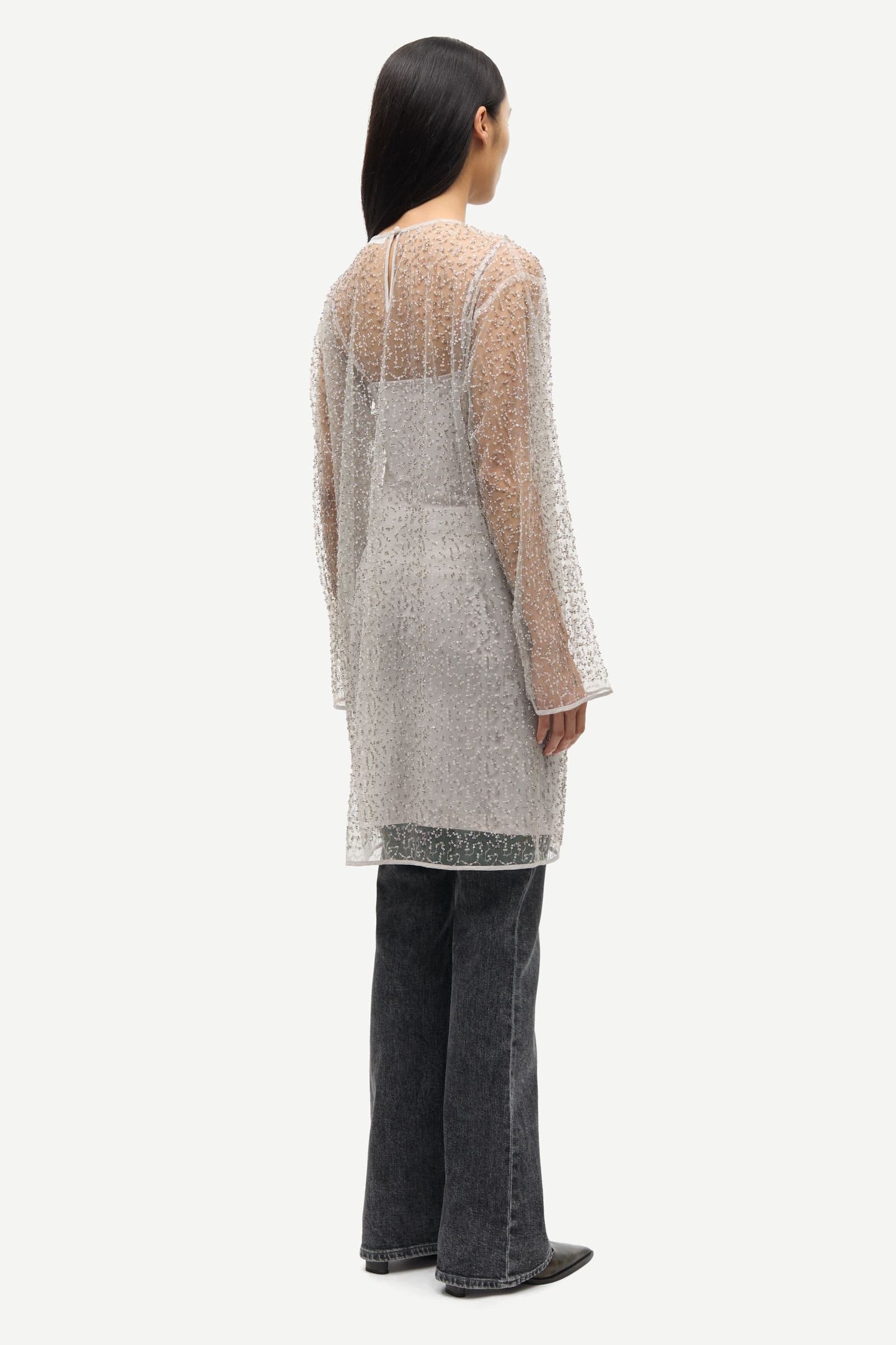 Samally short dress 15264 Pumice Stone