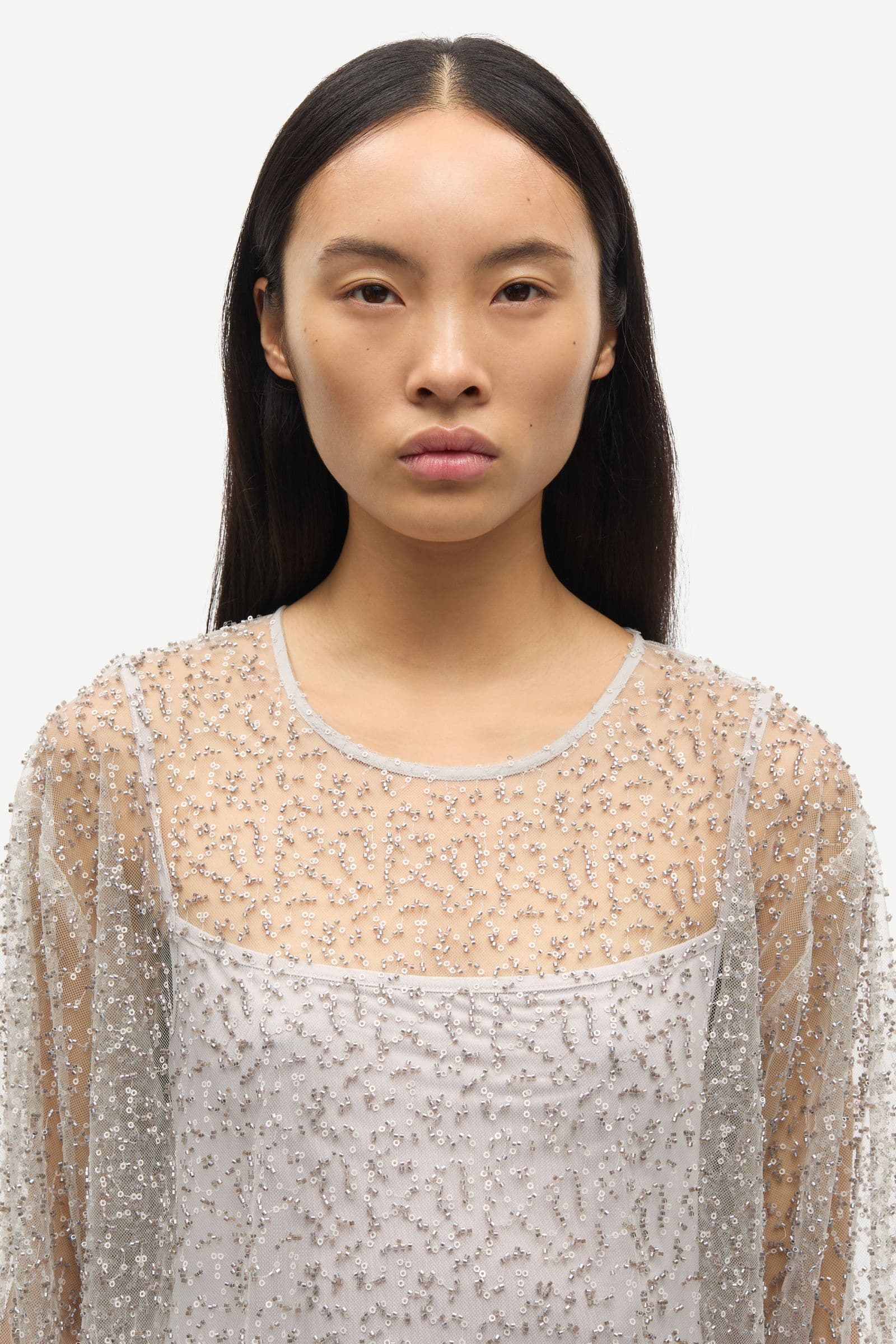 Samally short dress 15264 Pumice Stone