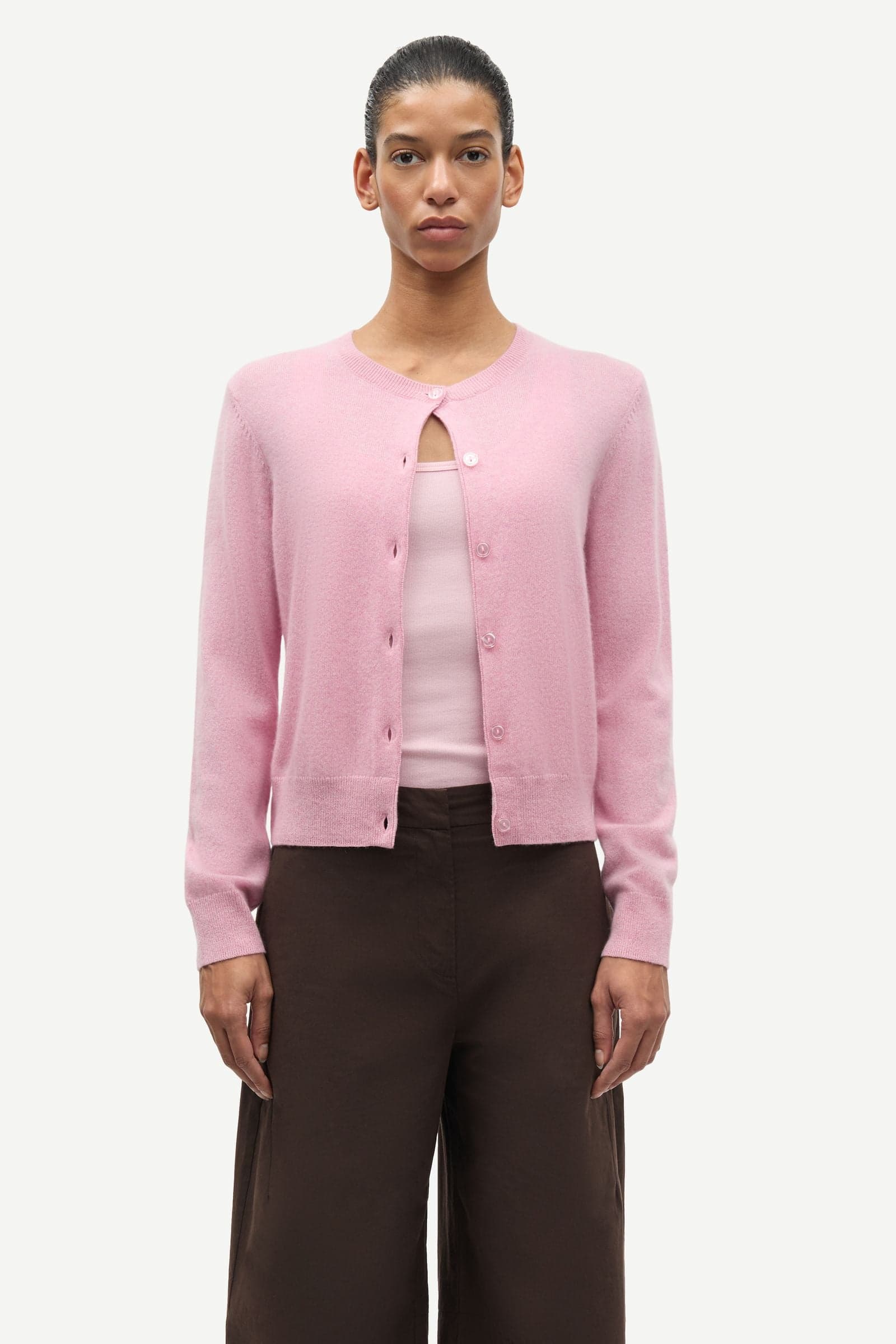 Saboston cardigan 6304 Bleached Mauve