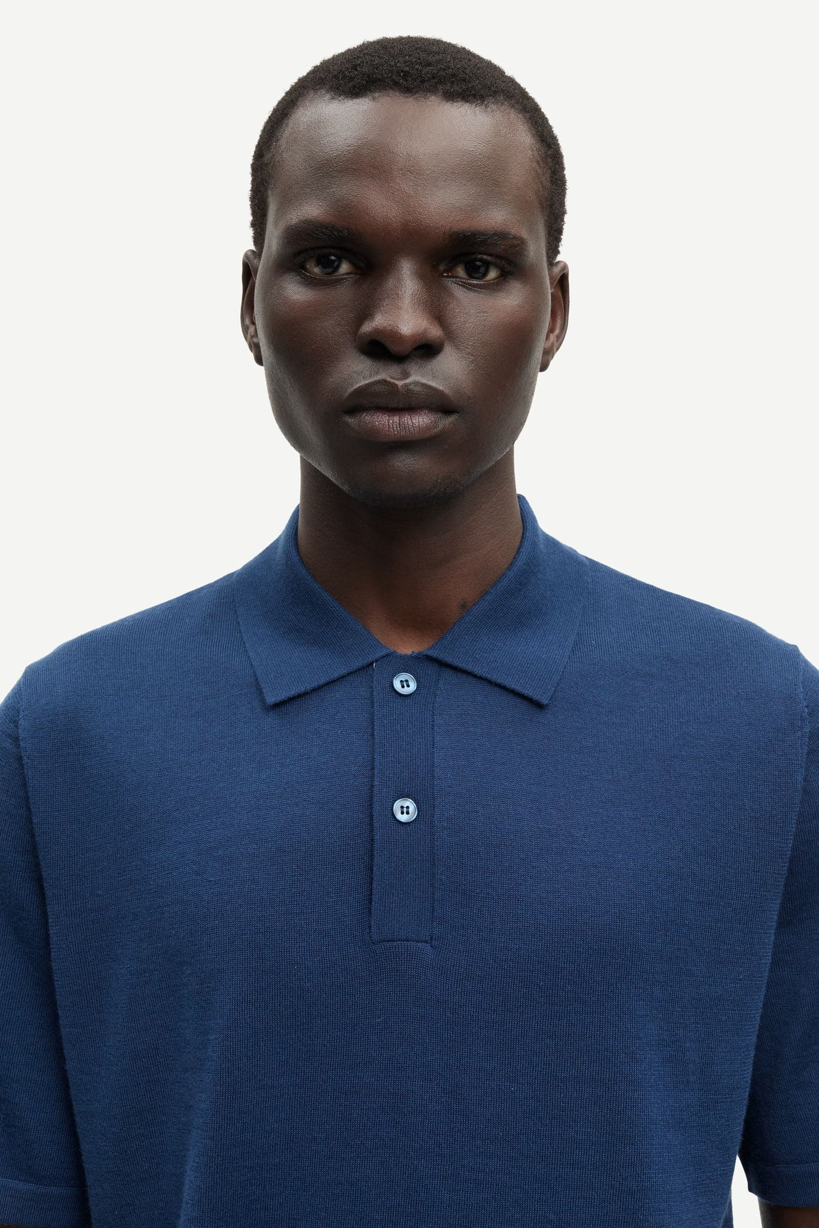 Sarowan knit polo 15477 Insignia Blue