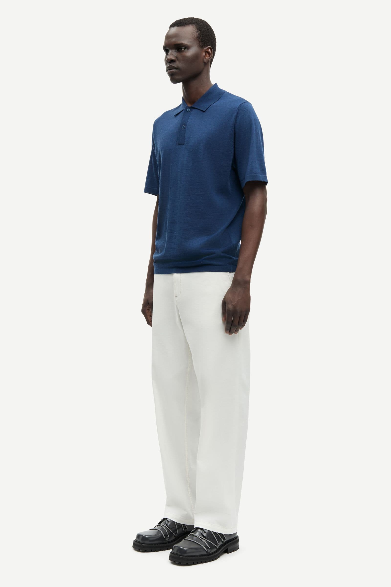 Sarowan knit polo 15477 Insignia Blue