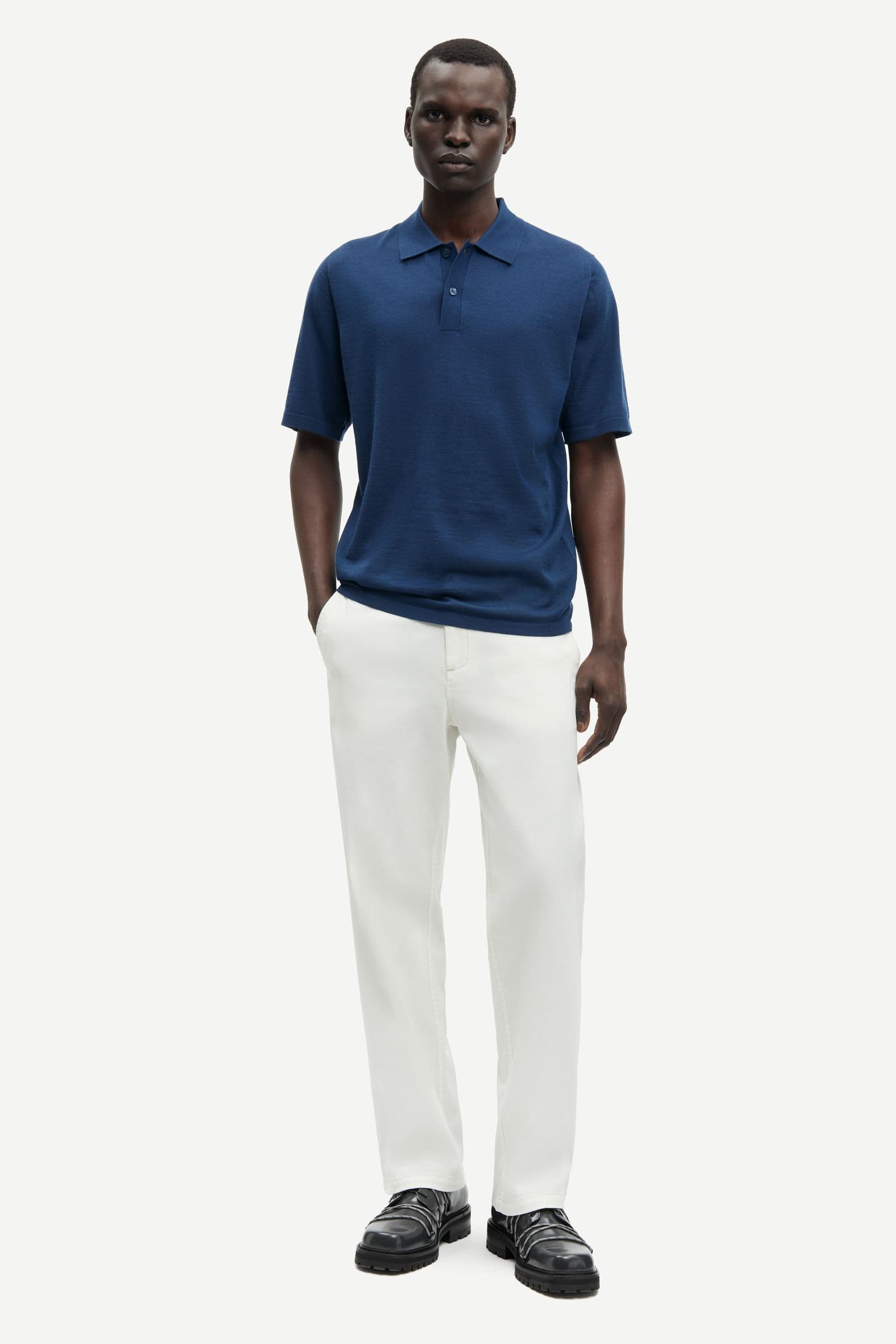 Sarowan knit polo 15477 Insignia Blue