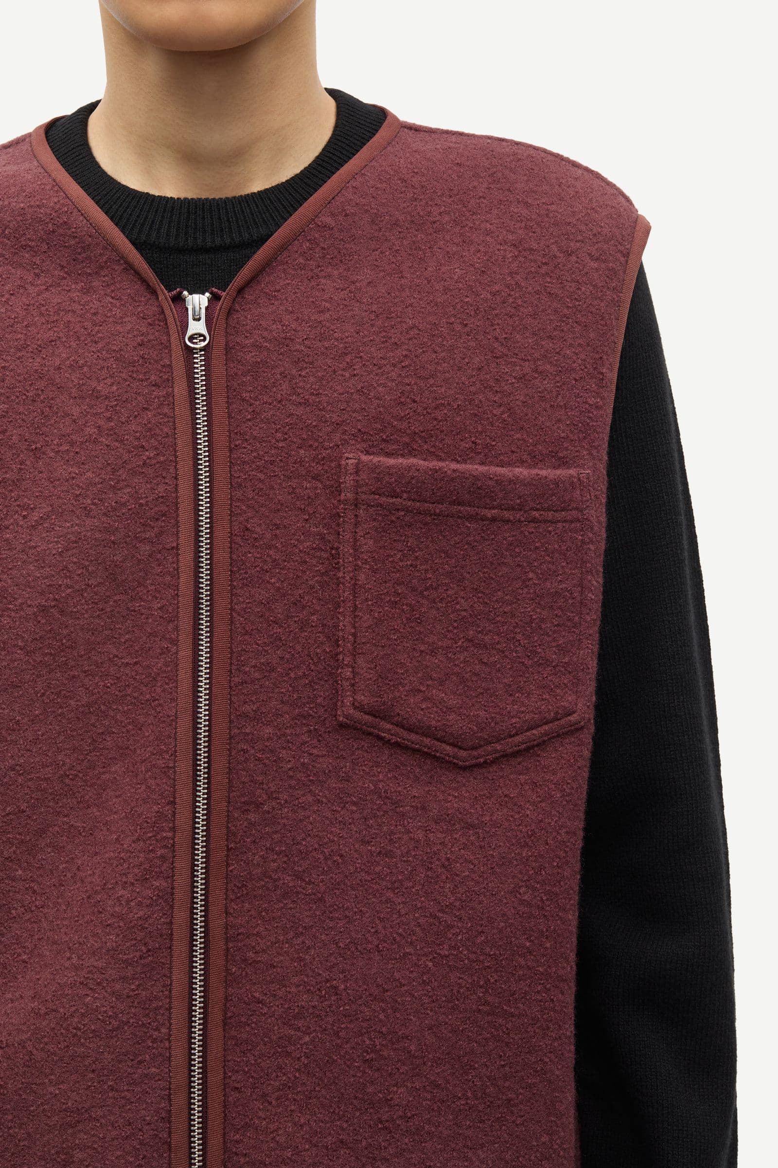 Sahannes vest 14612 Rum Raisin