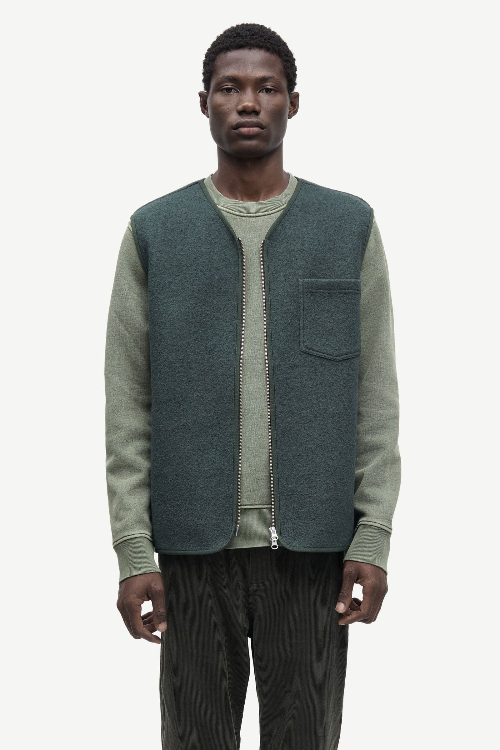 Sahannes vest 14612 Dark Evergreen