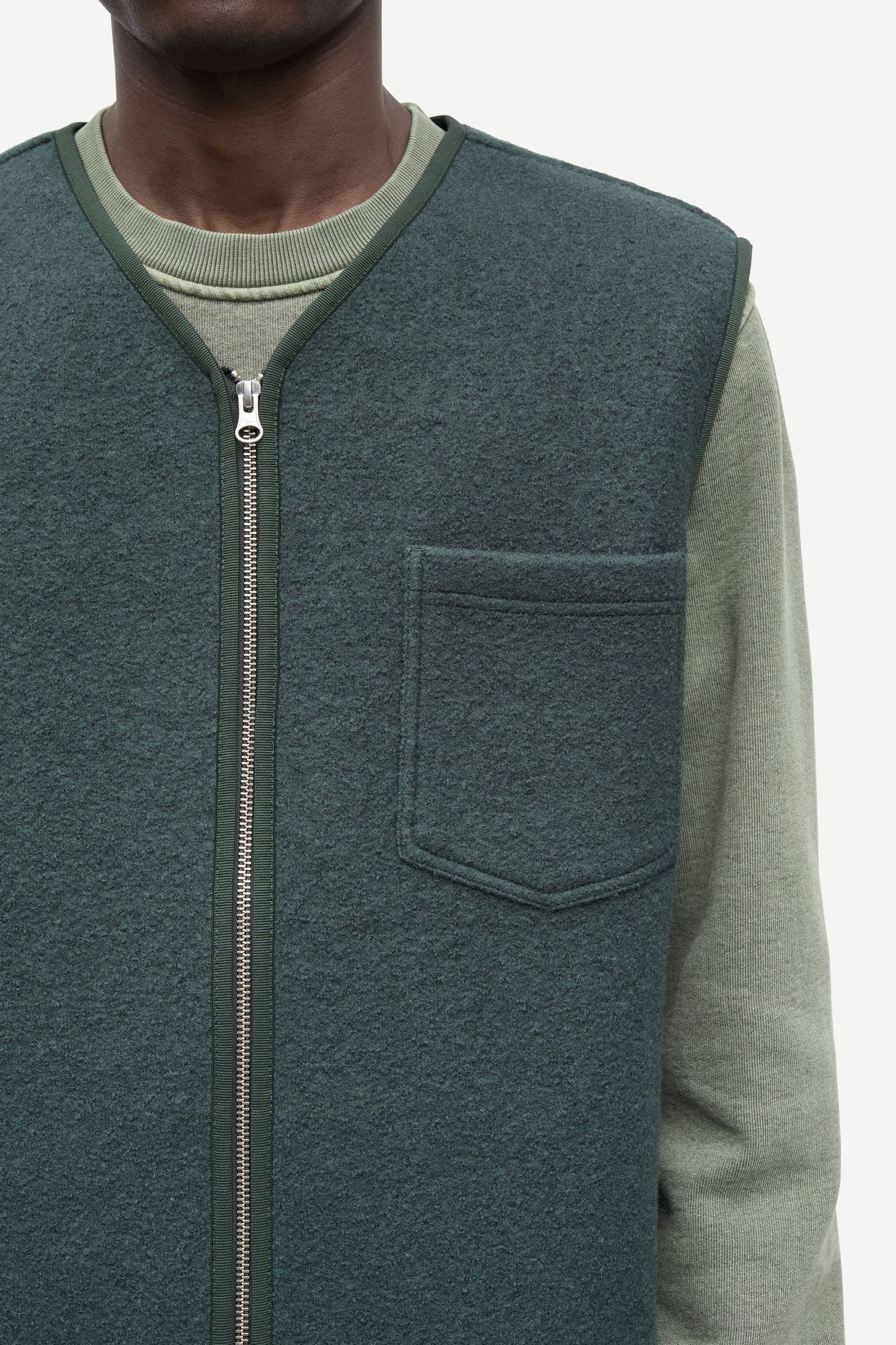 Sahannes vest 14612 Dark Evergreen