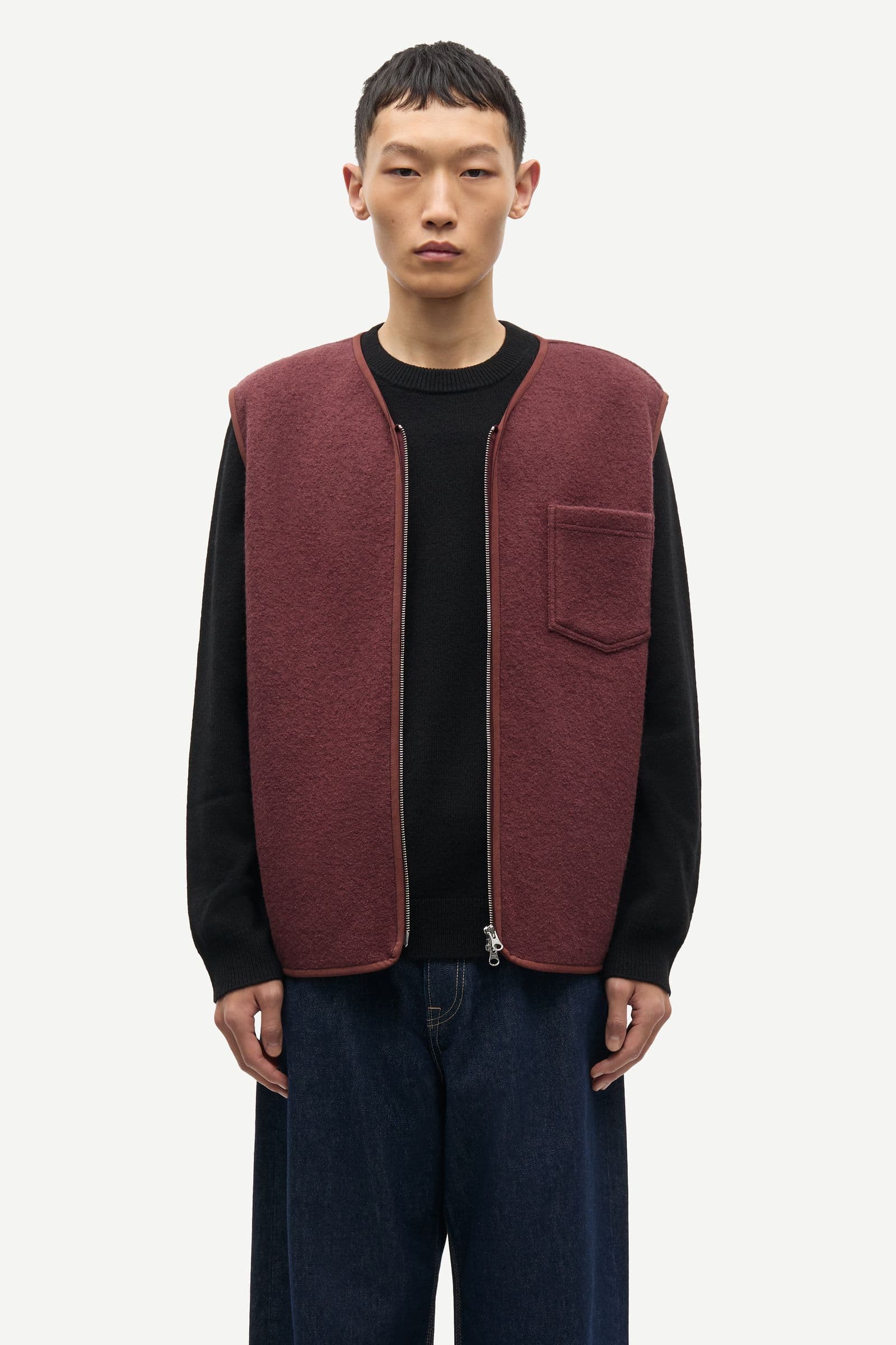 Sahannes vest 14612 Rum Raisin