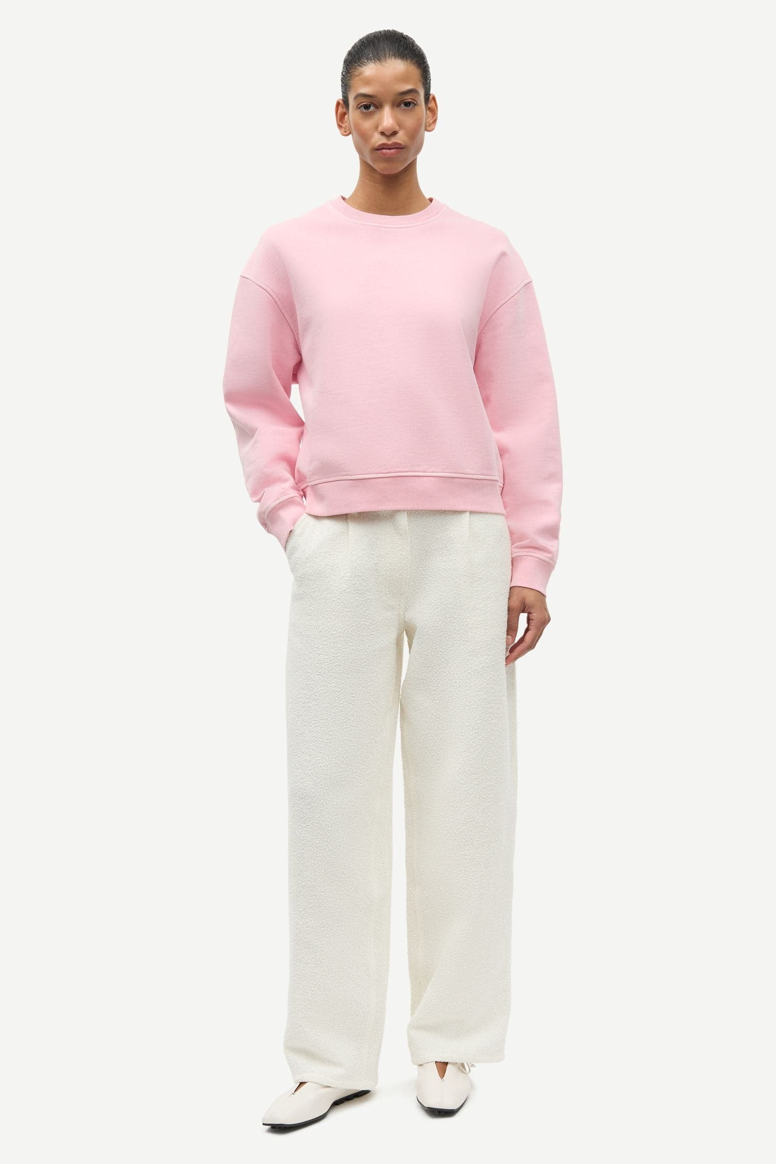 Savan sweat 15697 Bleached Mauve Pigment