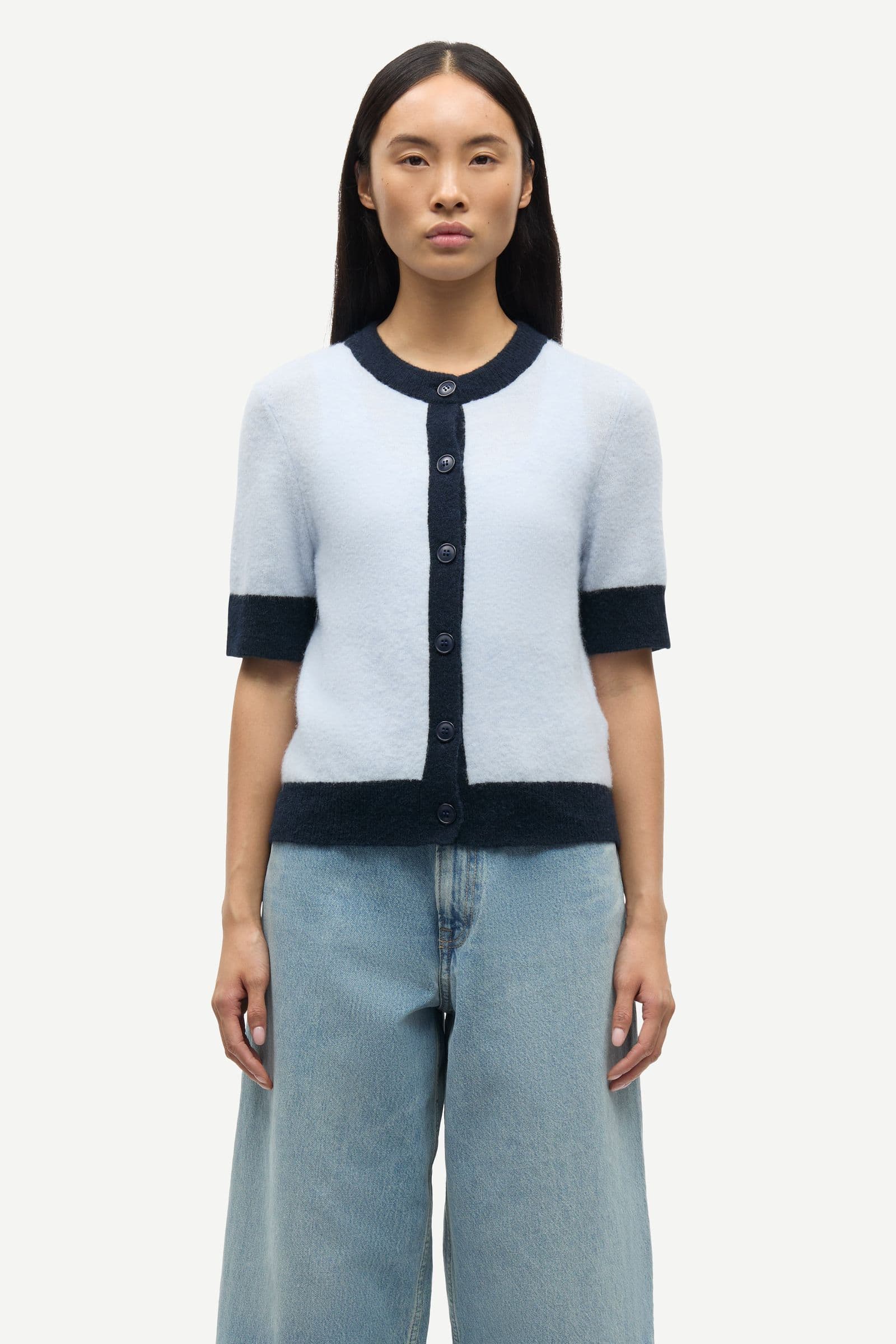 Sanoura ss cardigan 15556 Gray Dawn
