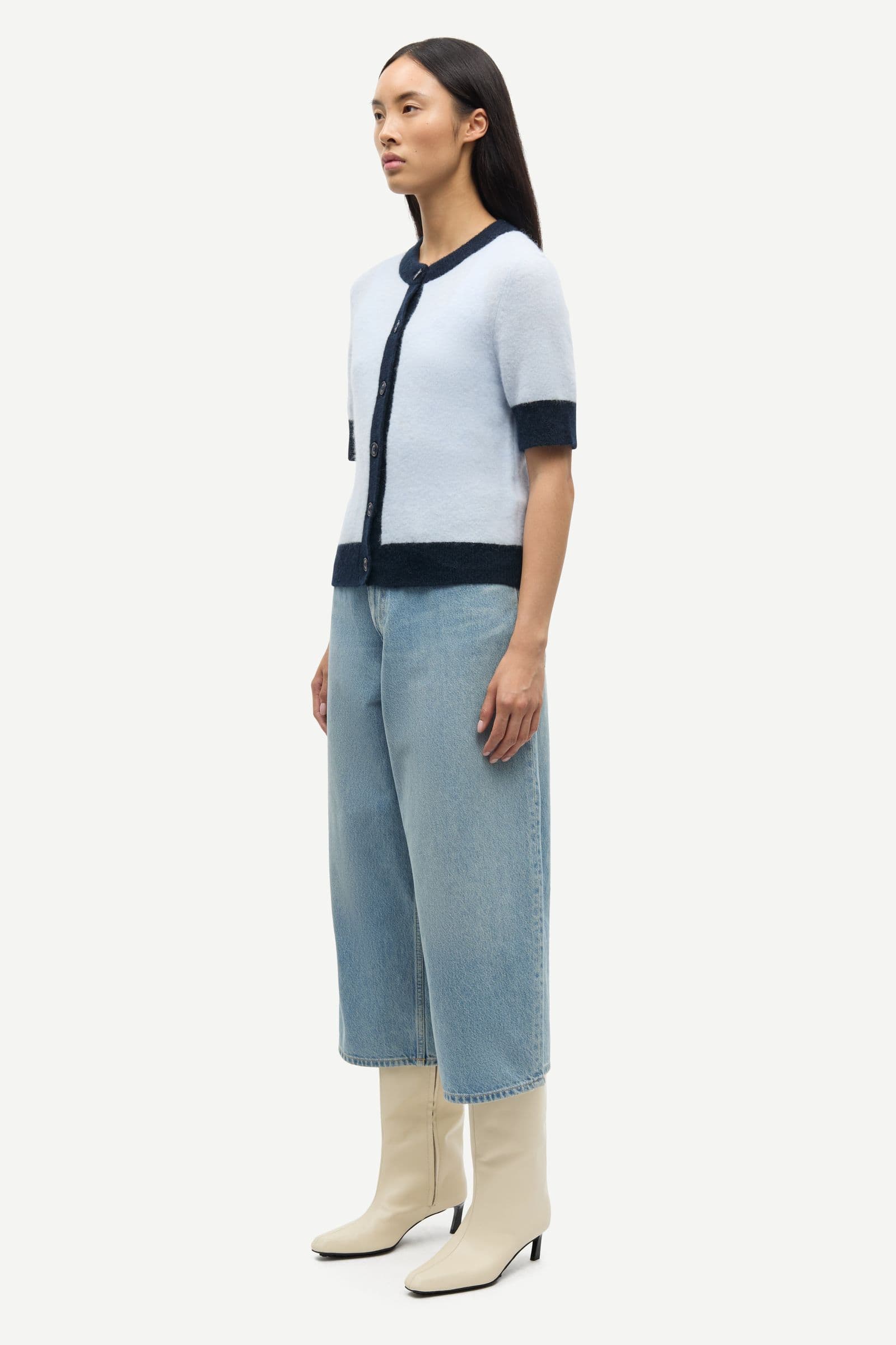 Sanoura ss cardigan 15556 Gray Dawn