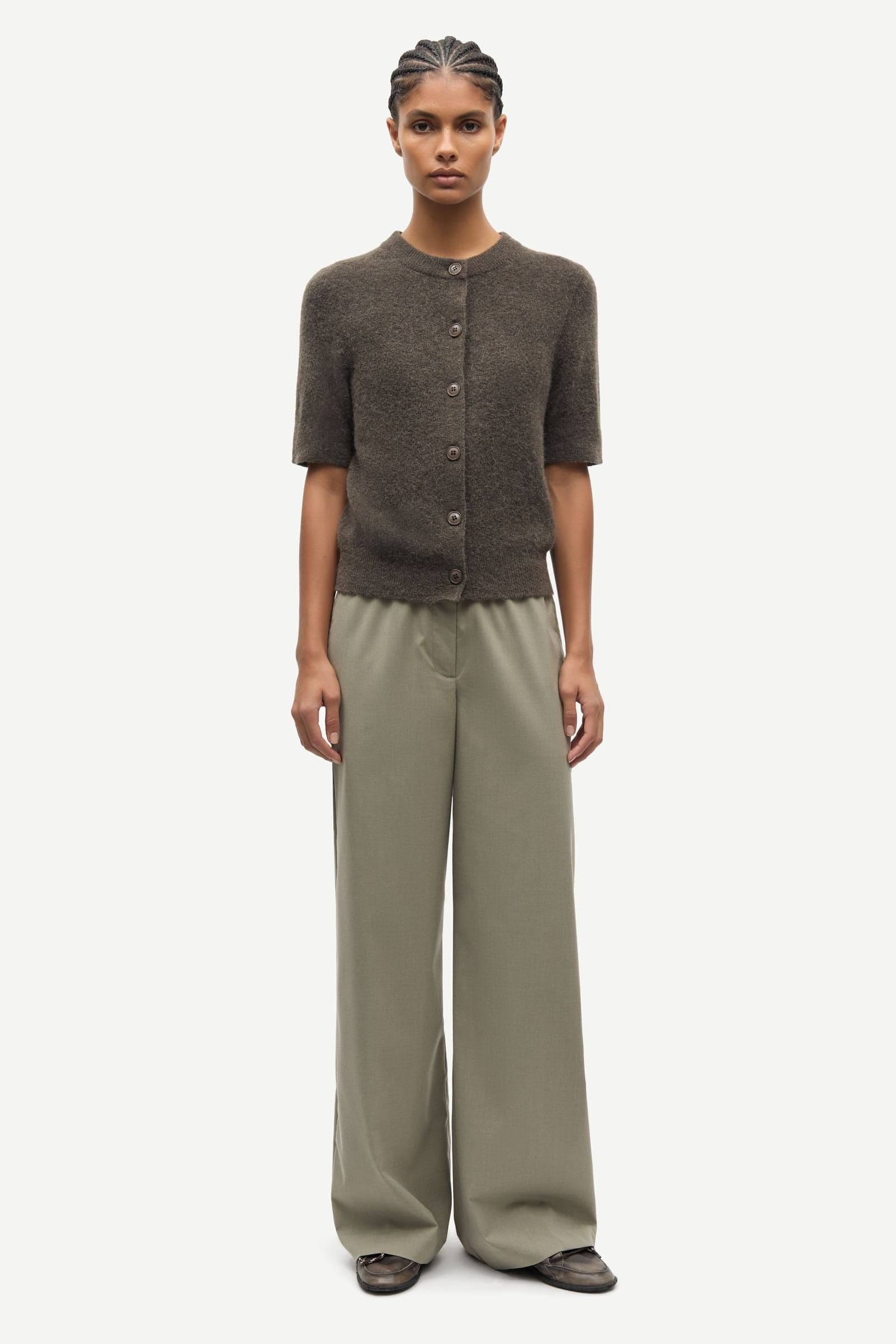 Sanoura ss cardigan 15556 Major Brown