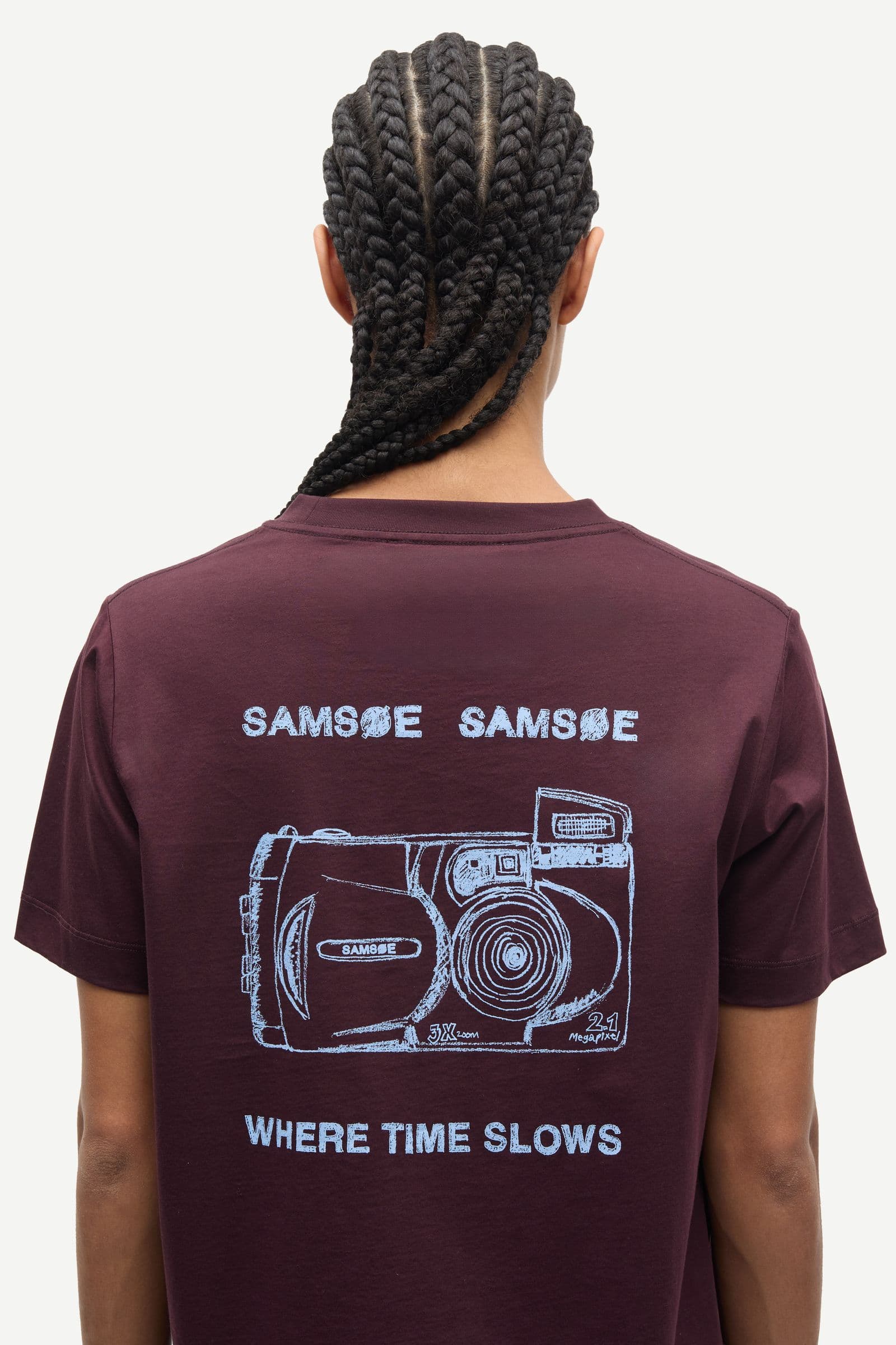 Sacamino ss t-shirt 15276 Fudge Camera