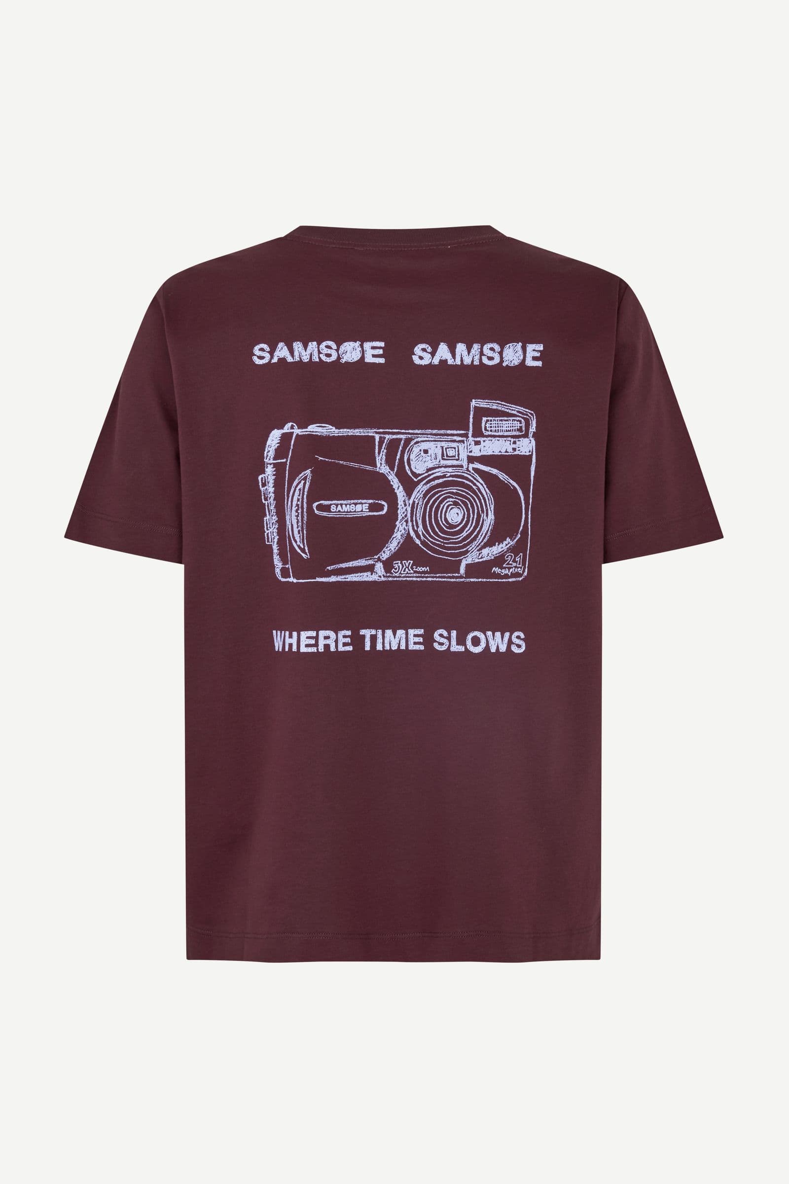 Sacamino ss t-shirt 15276 Fudge Camera