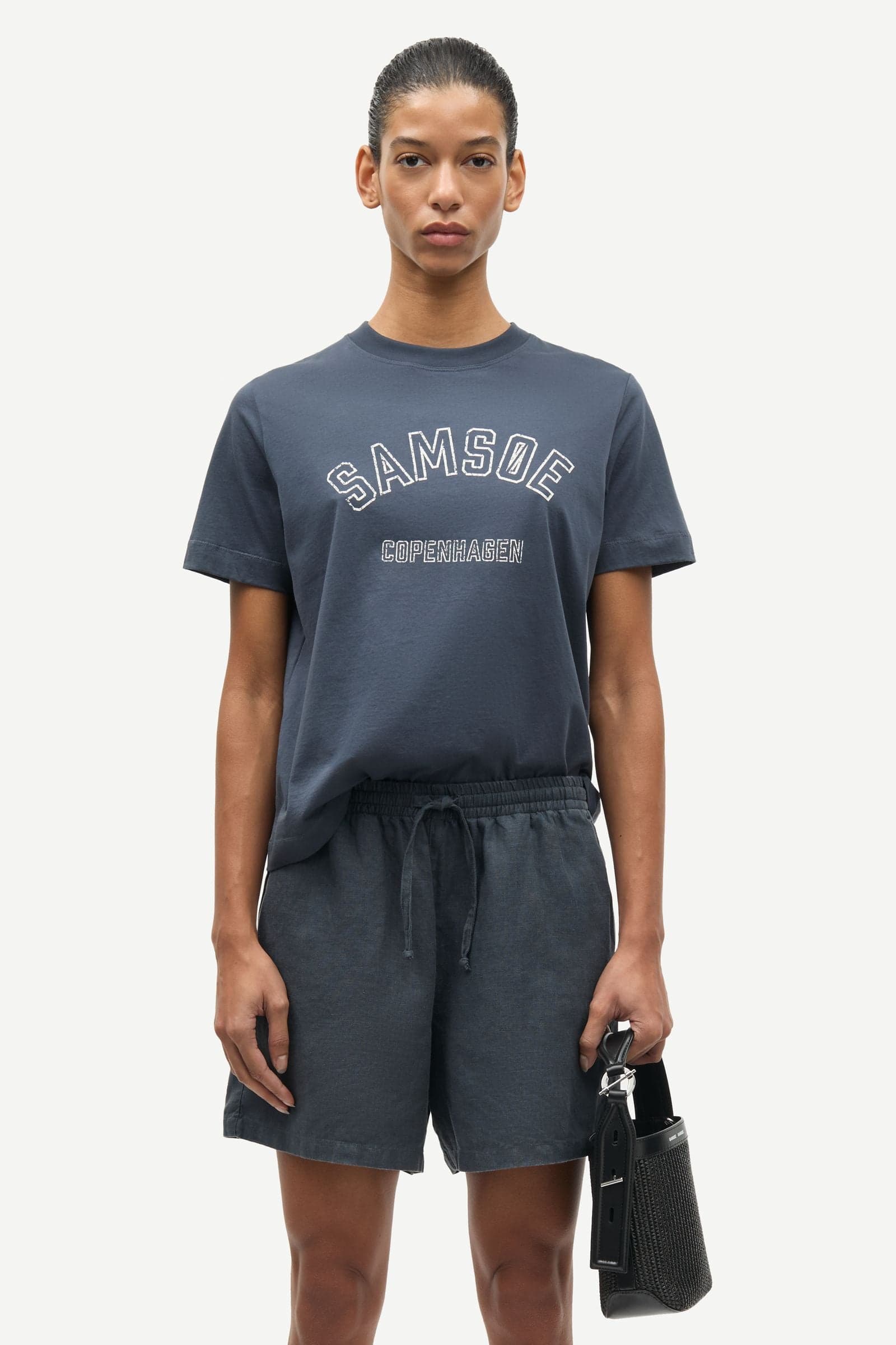 Sacamino ss t-shirt 15276 Ombre Blue Logo