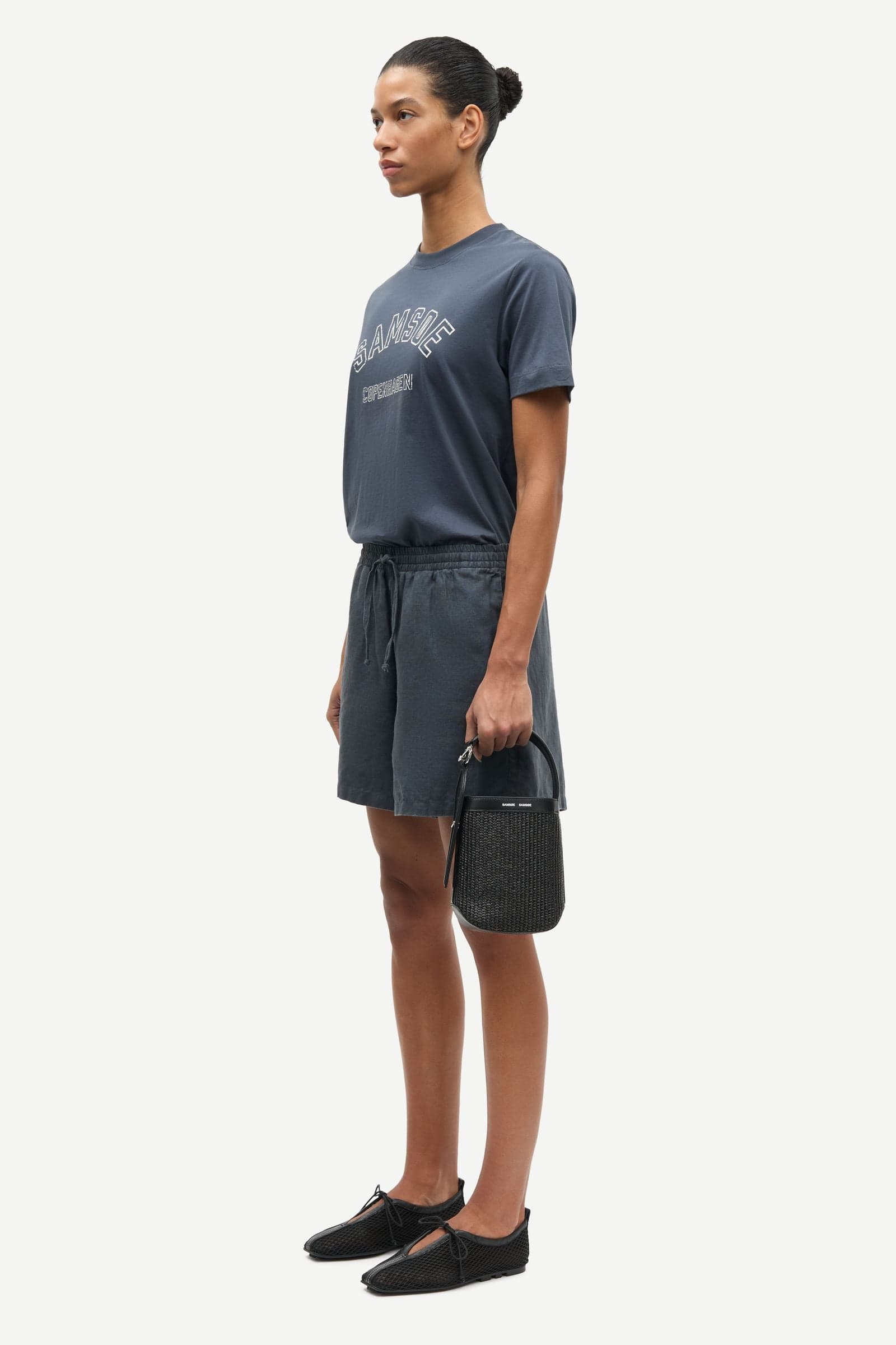Sacamino ss t-shirt 15276 Ombre Blue Logo