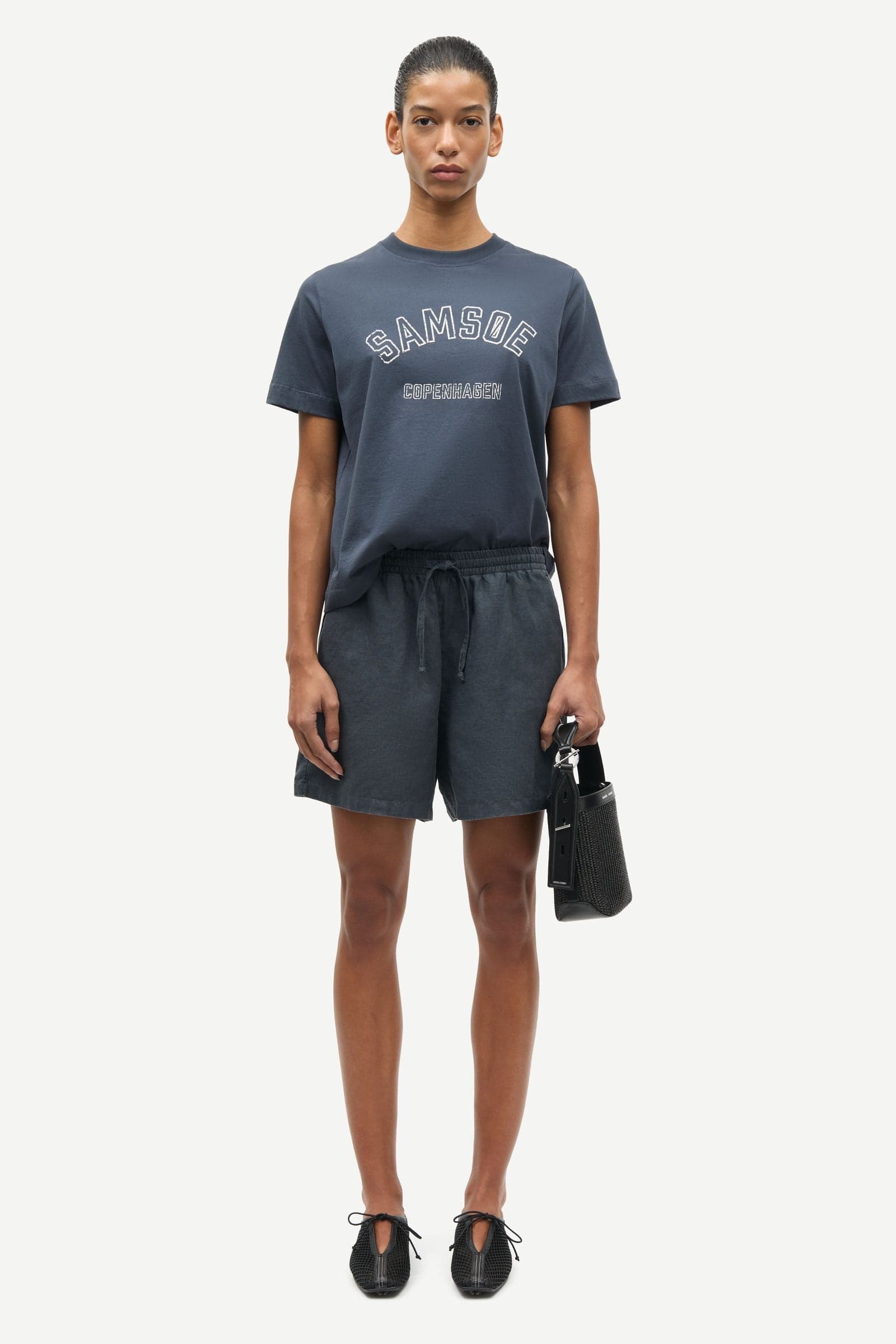 Sacamino ss t-shirt 15276 Ombre Blue Logo