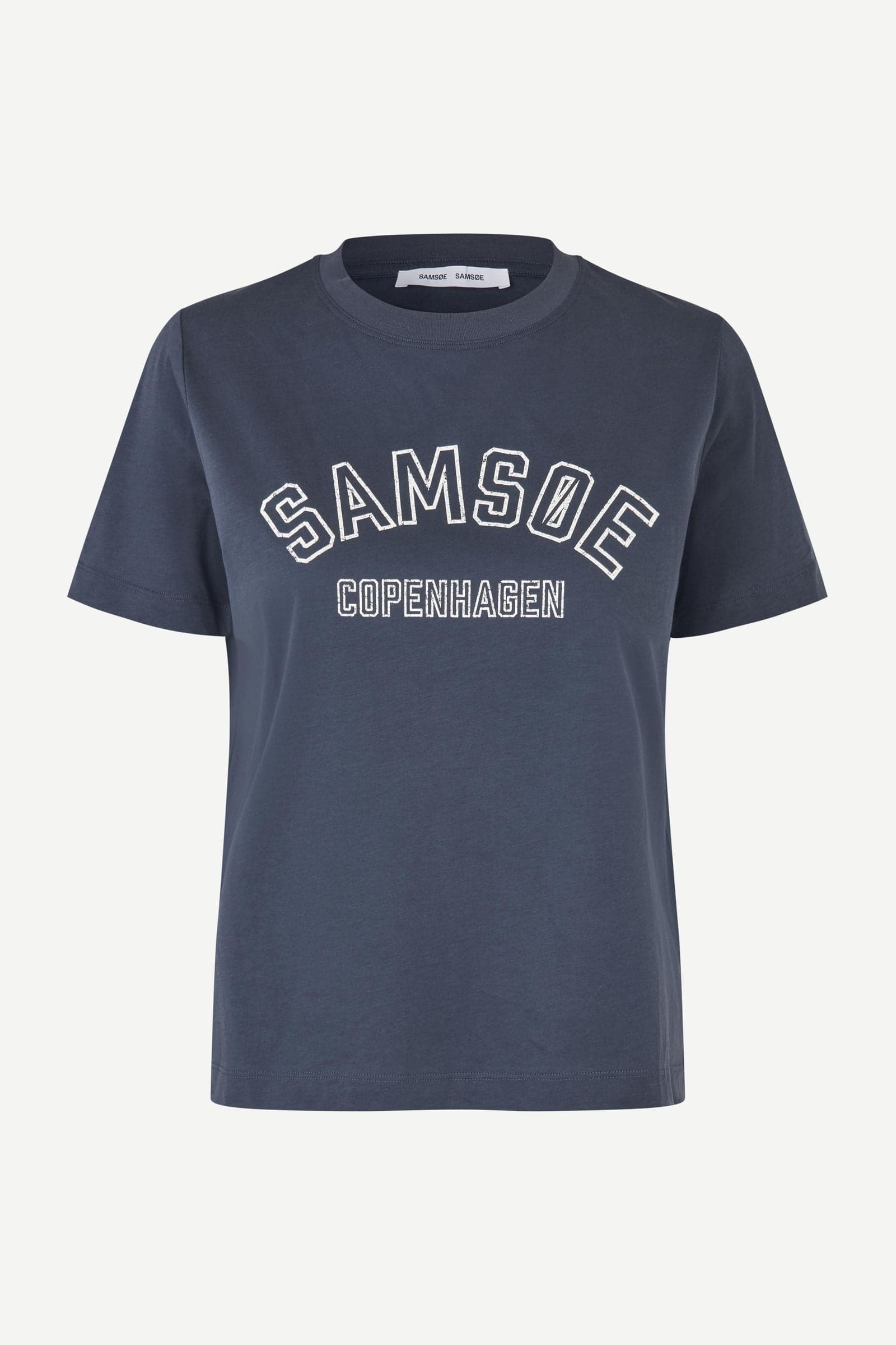 Sacamino ss t-shirt 15276 Ombre Blue Logo