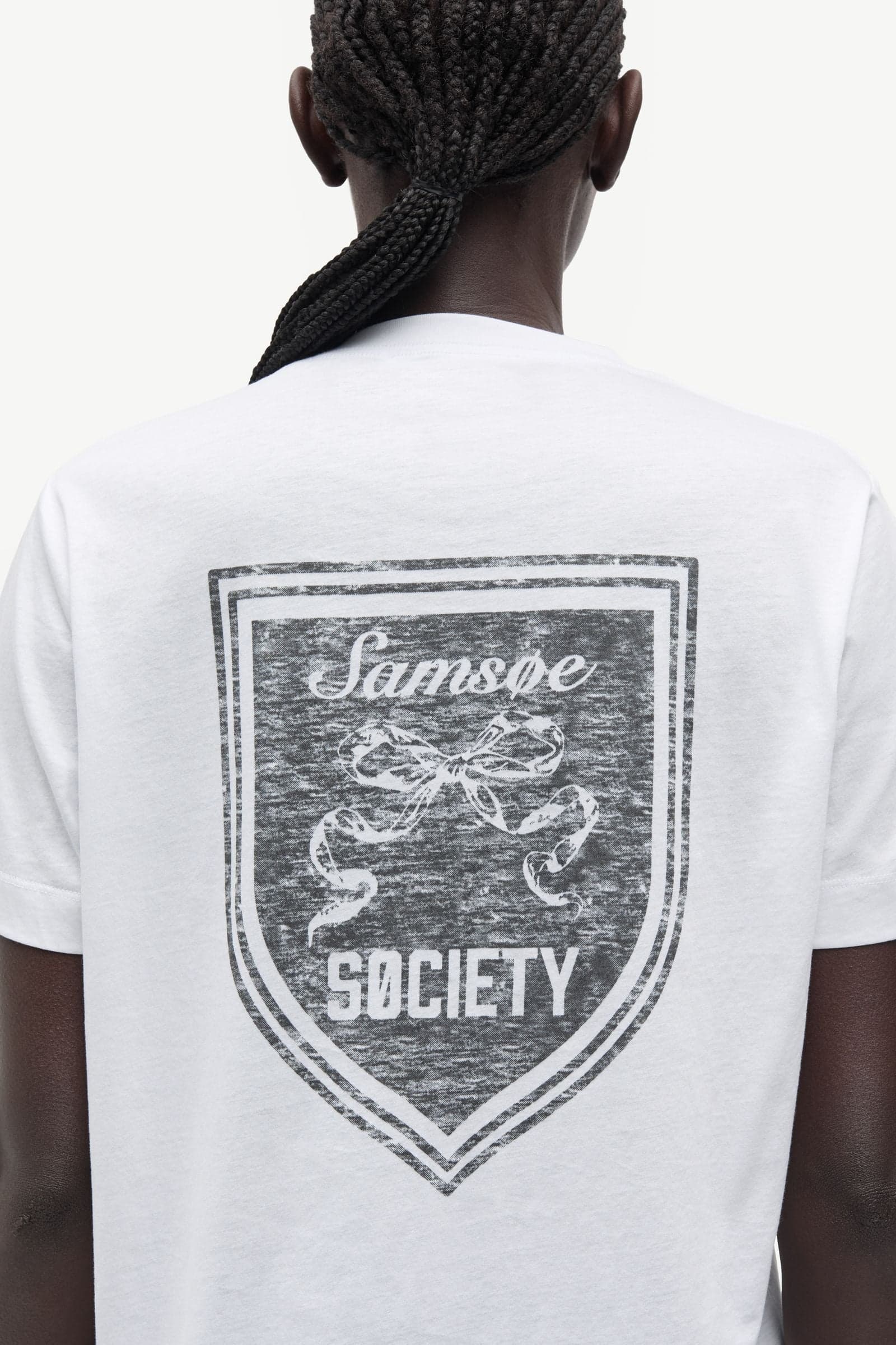 Sacamino ss t-shirt 15276 White Shield