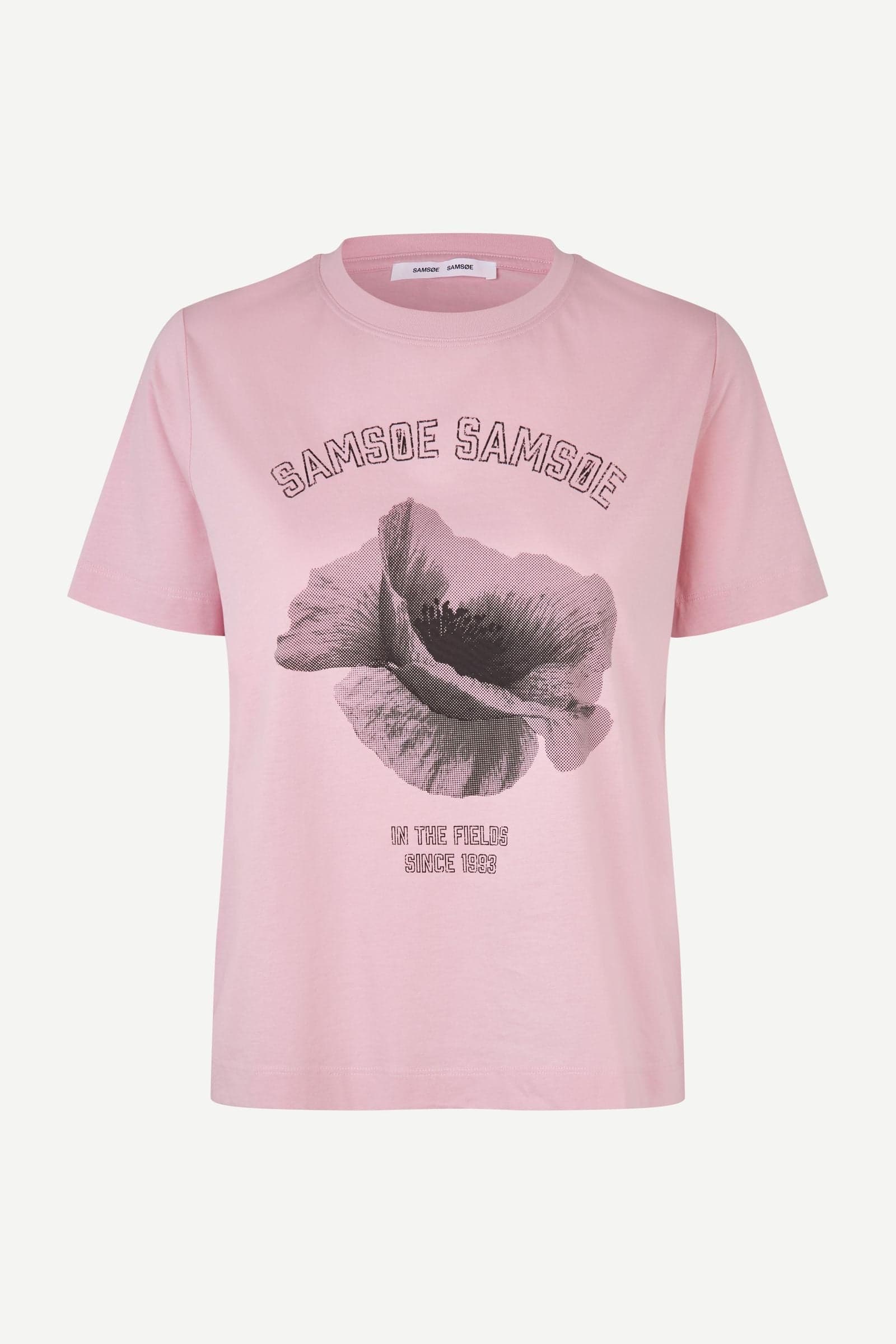 Sacamino ss t-shirt 15276 Mauve Fields
