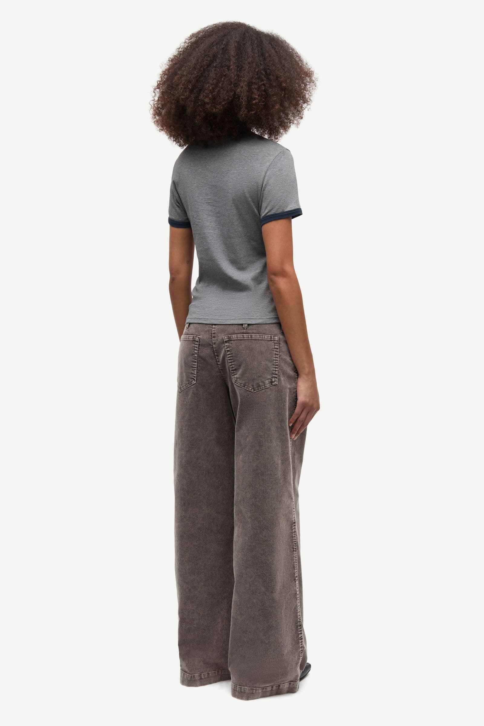 Sabond ss t-shirt 15318 Mid Grey Mel.