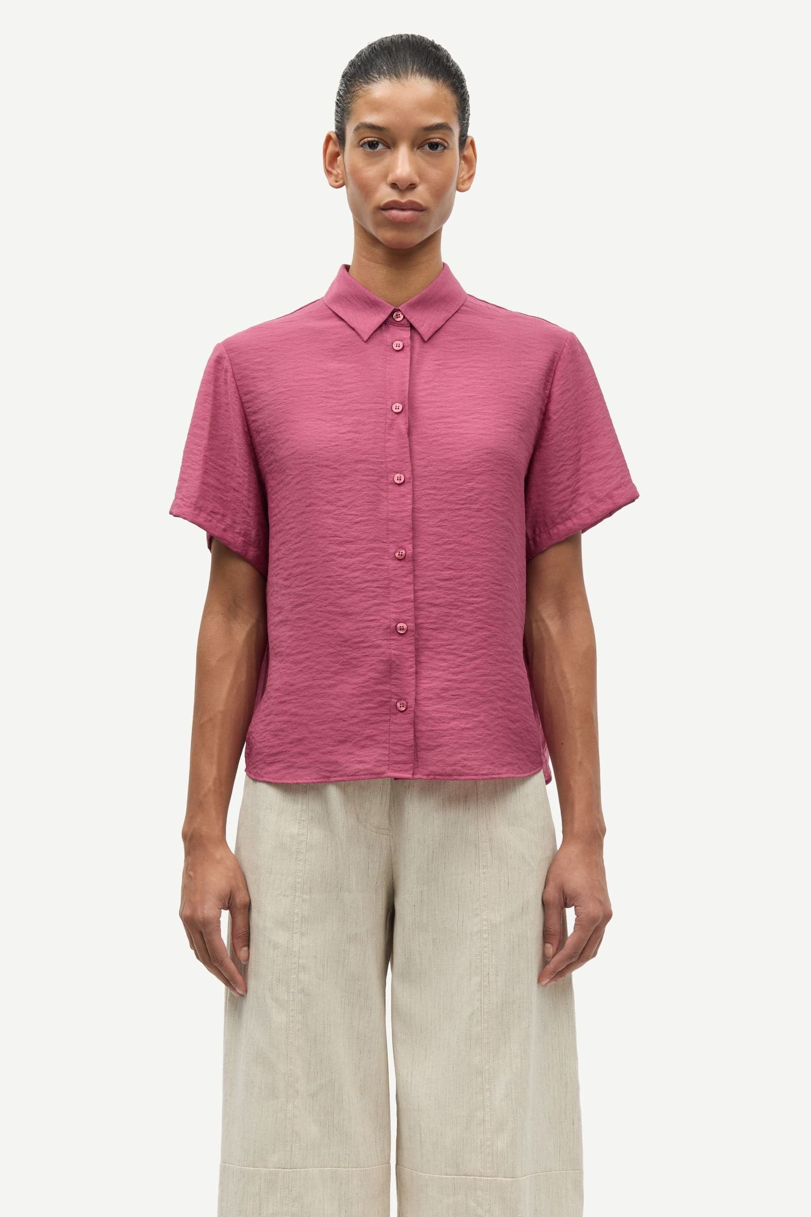 Saminna SS shirt 15754 Dry Rose