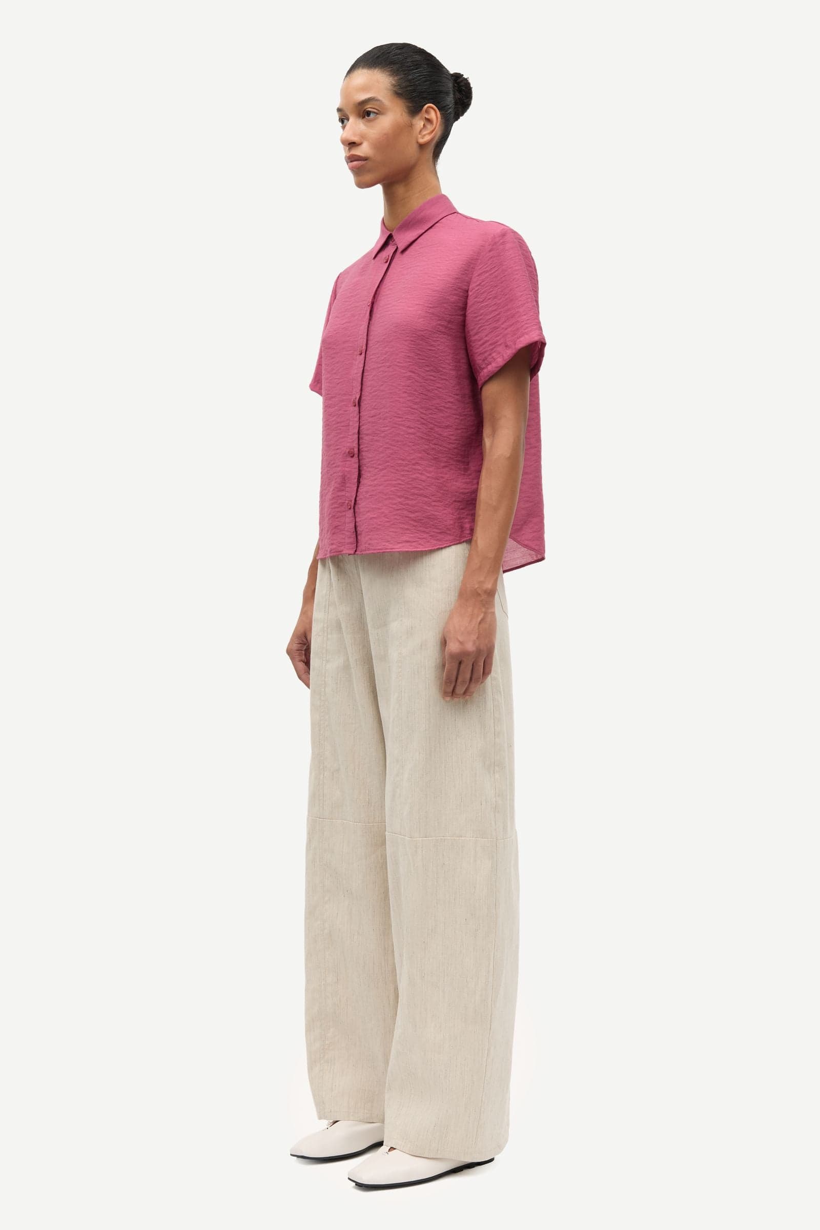 Saminna SS shirt 15754 Dry Rose