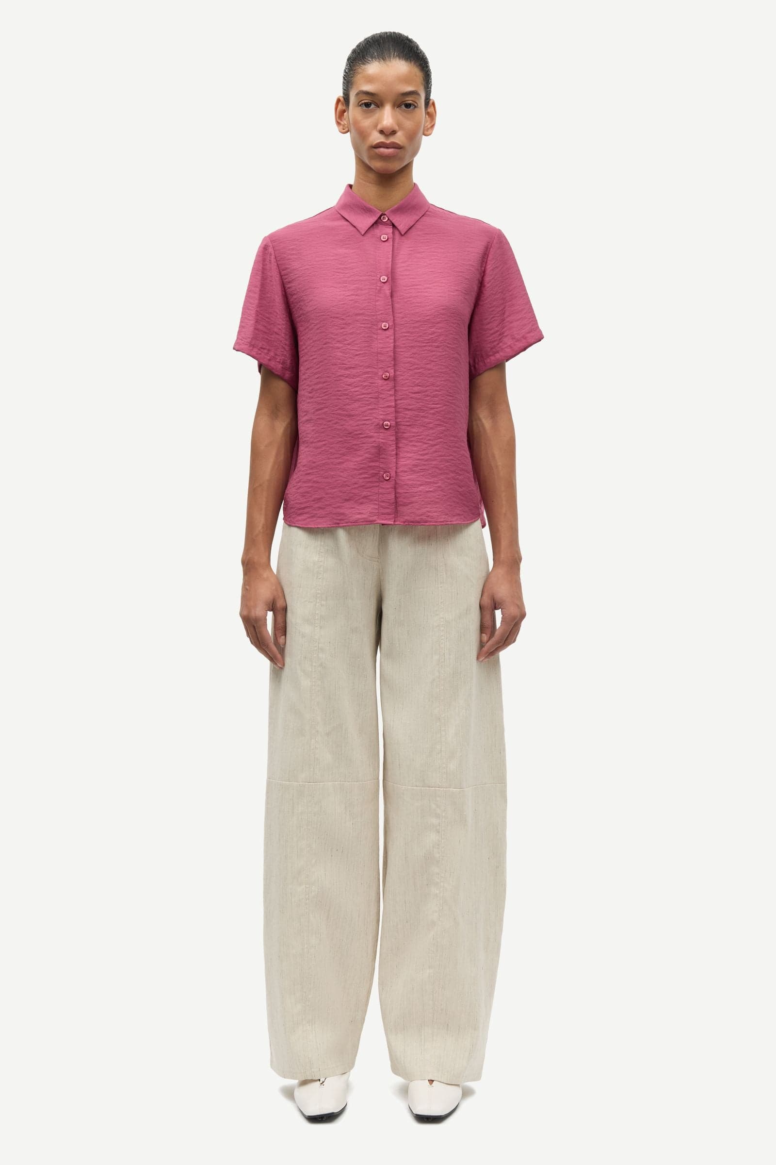 Saminna SS shirt 15754 Dry Rose