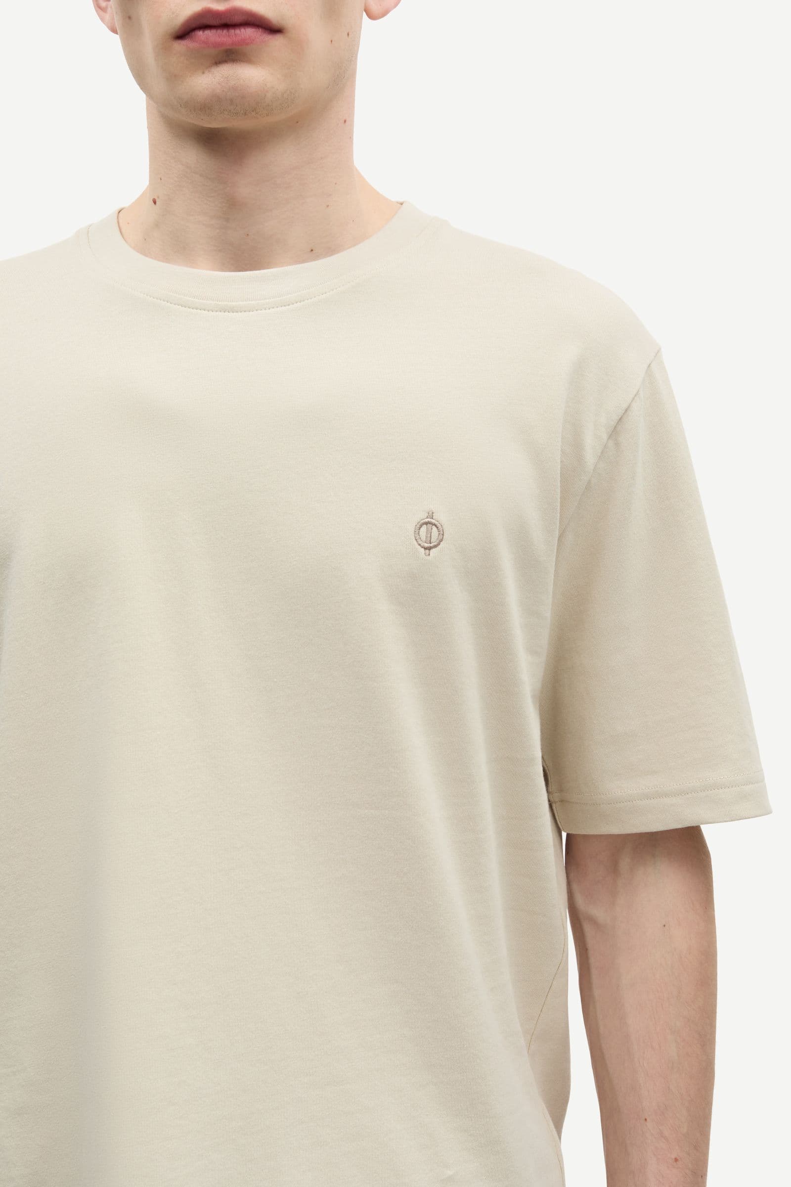 Saotto t-shirt 11415 Oatmeal