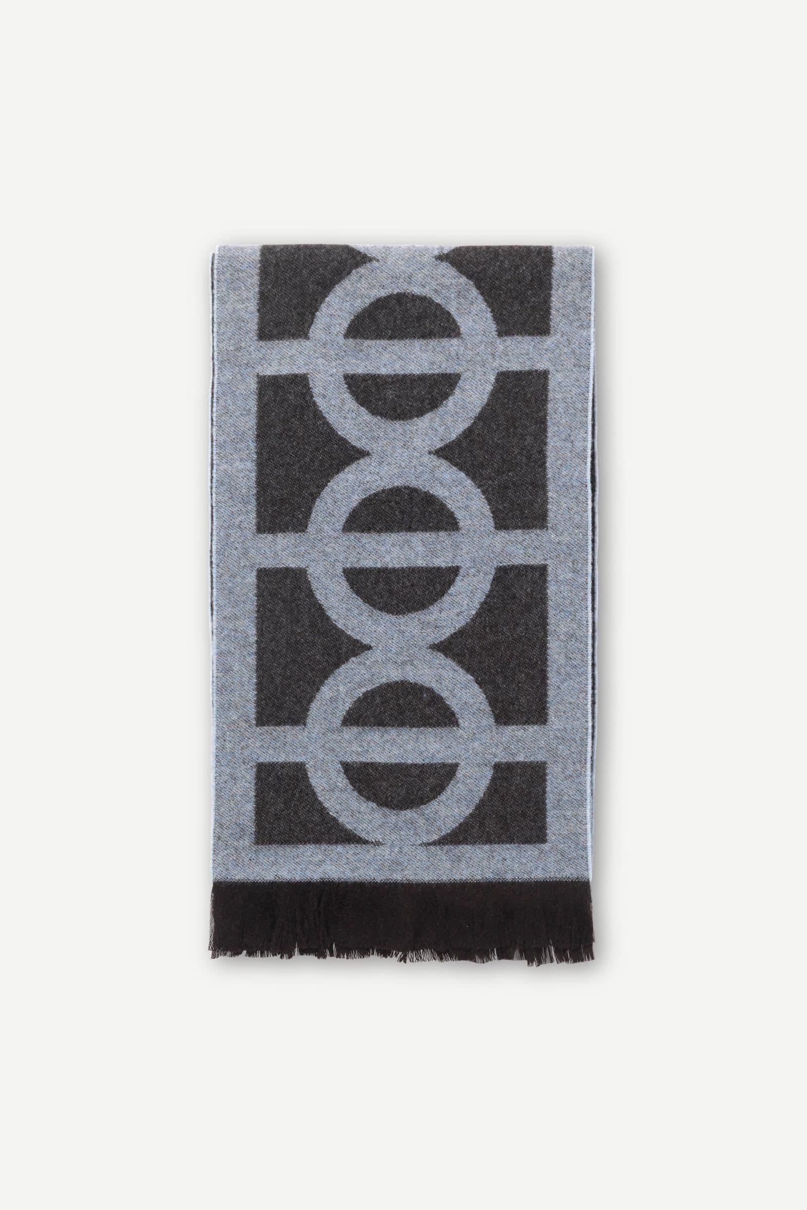 Sakatie scarf 15782 Coffee Blue