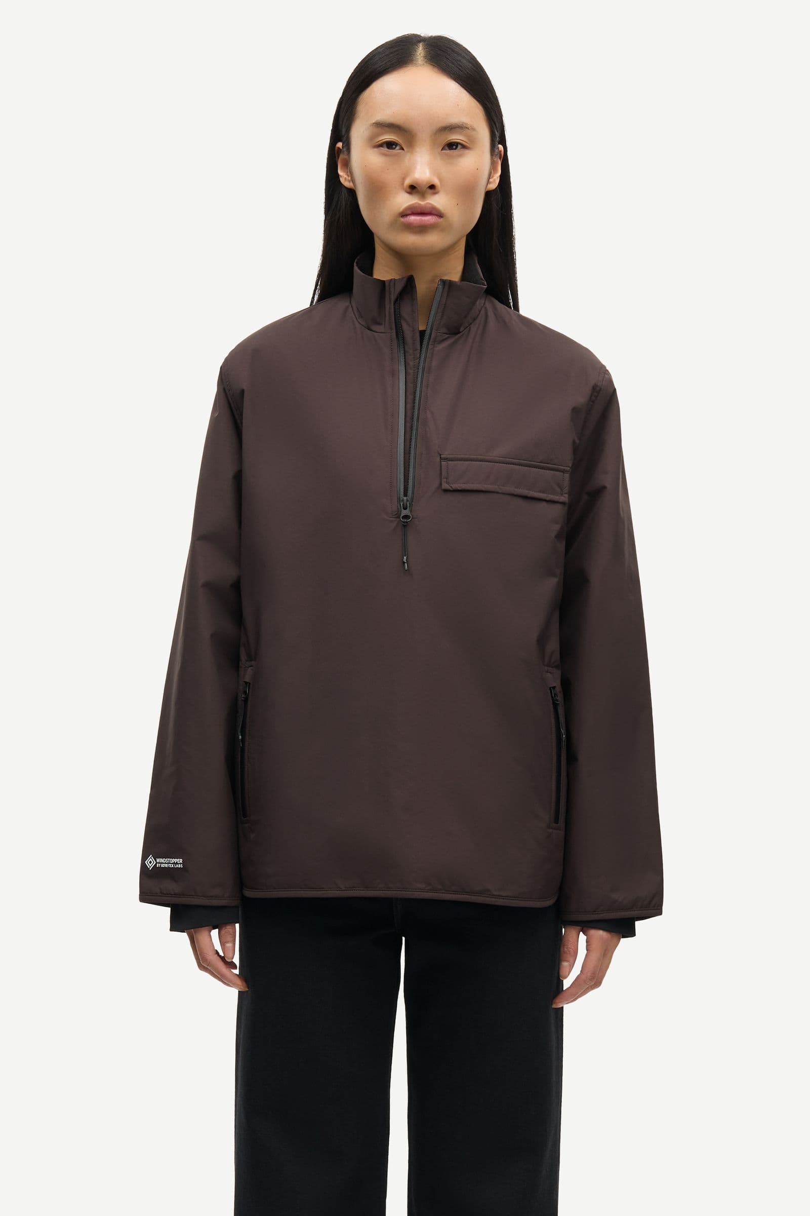 Sayuza anorak 15821 Black Coffee