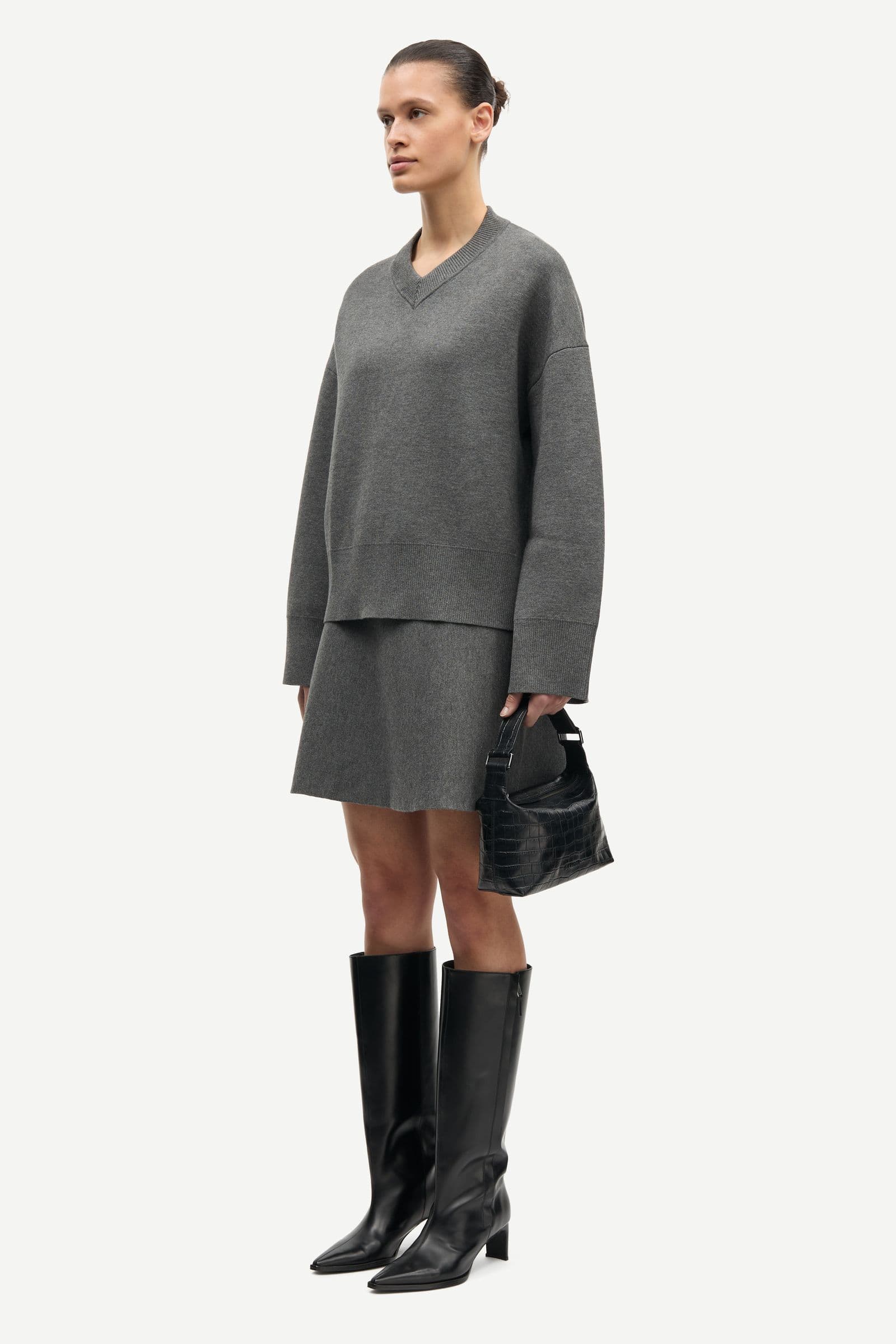 Salula skirt 15825 Dark grey