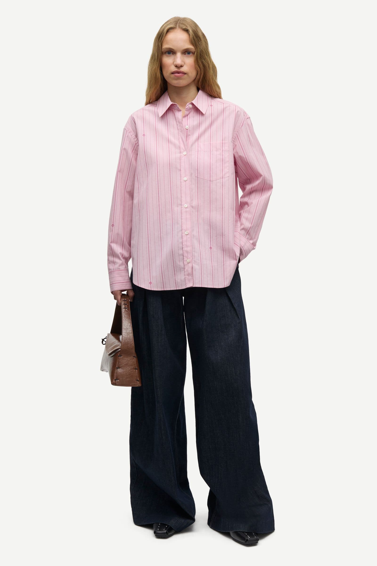 Salova pocket shirt 15756 Pink Logo St.