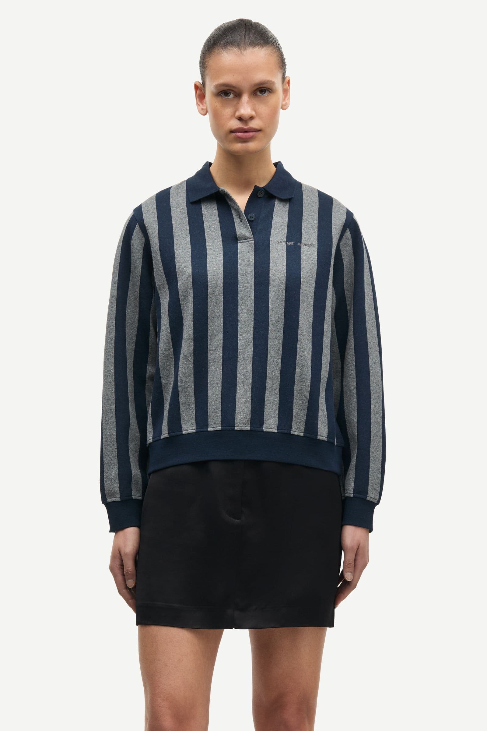 Sadory ls polo 15512 Grey Mel Salute St.